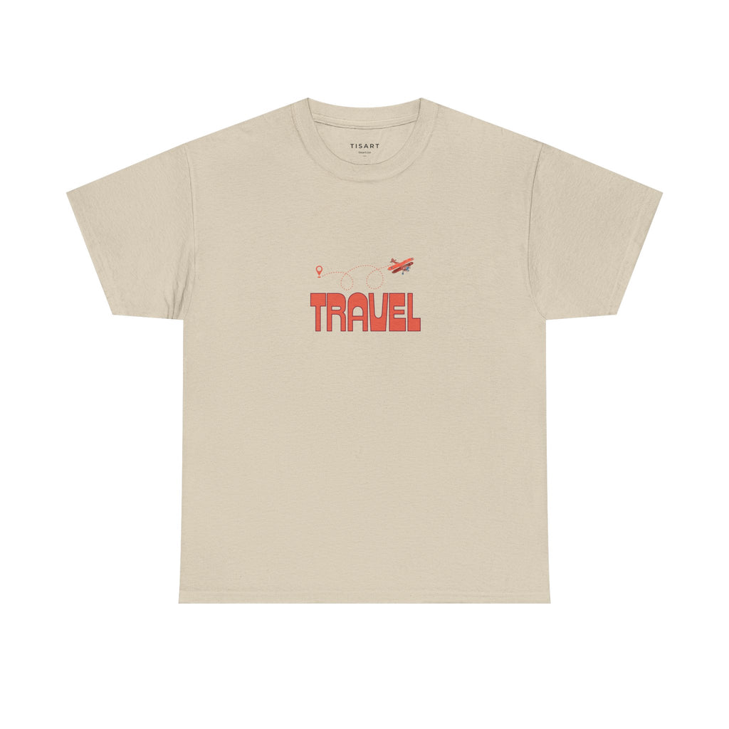 Travel T-Shirt - Men-Women T-Shirt - 100% Cotton