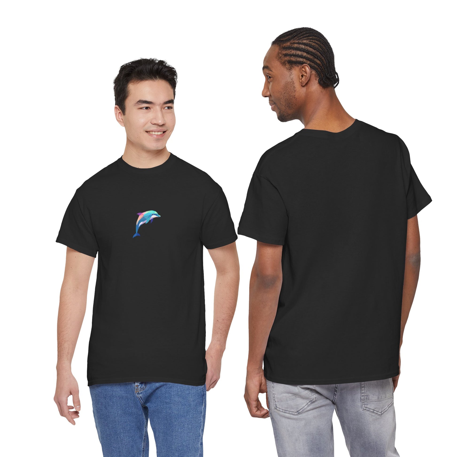 Dolphin Graphic Men-Women  100% Cotton T-Shirt