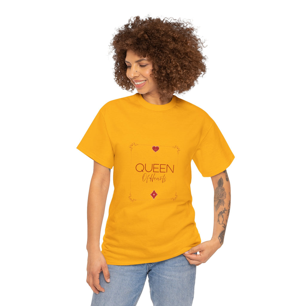 Queen of Hearts T-Shirt - Women T-Shirt - 100% Cotton