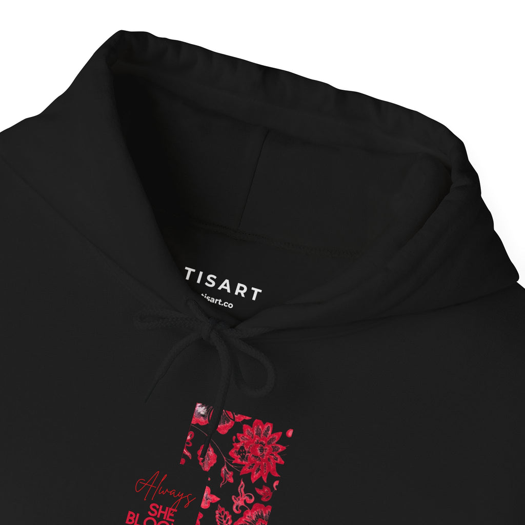 She Blooms With Power Graphic Hoodie