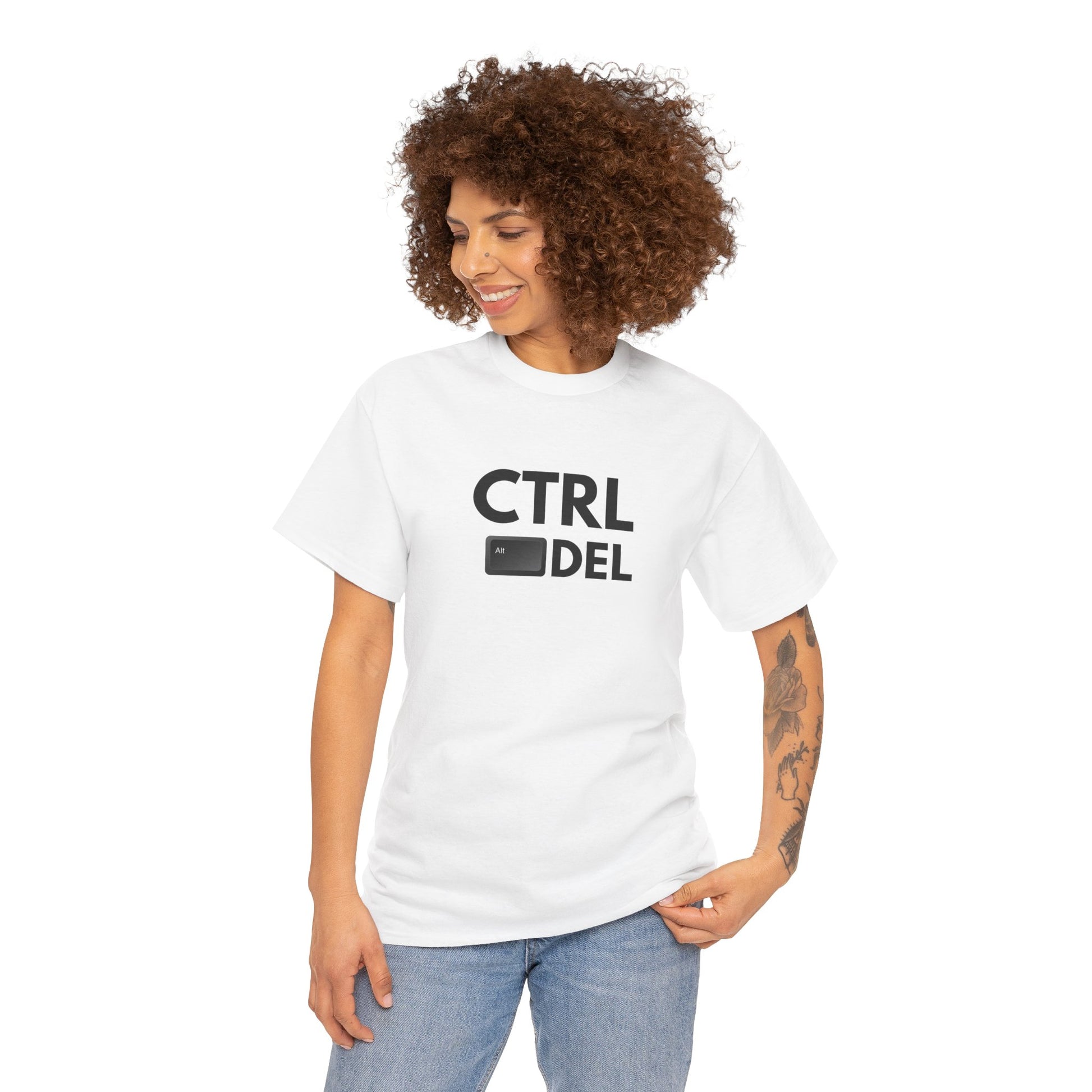 Ctrl Alt Del T-Shirt - Men-Women T-Shirt - 100% Cotton