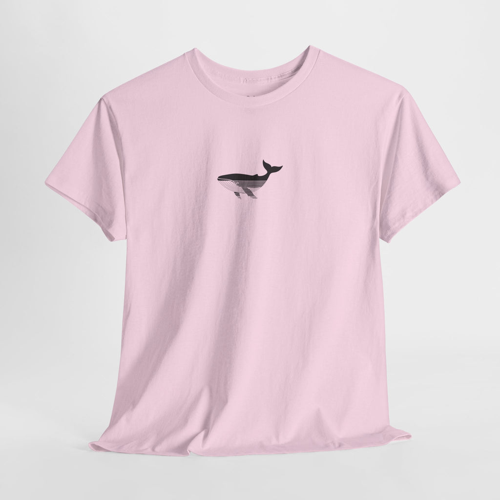Whale Graphic Men-Women 100% Cotton T-Shirt