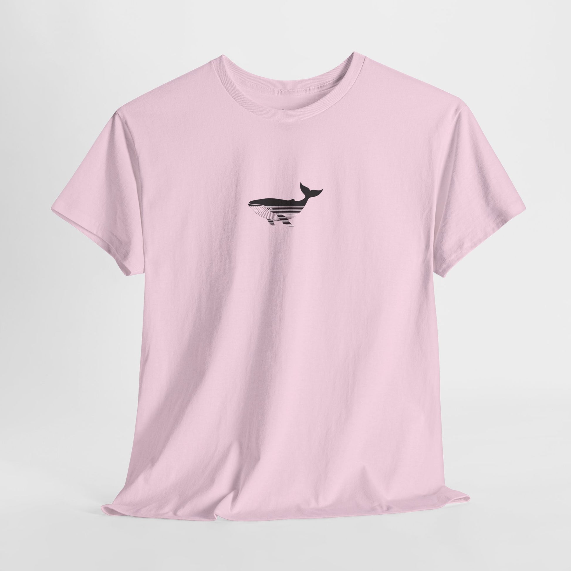 Whale Graphic Men-Women 100% Cotton T-Shirt