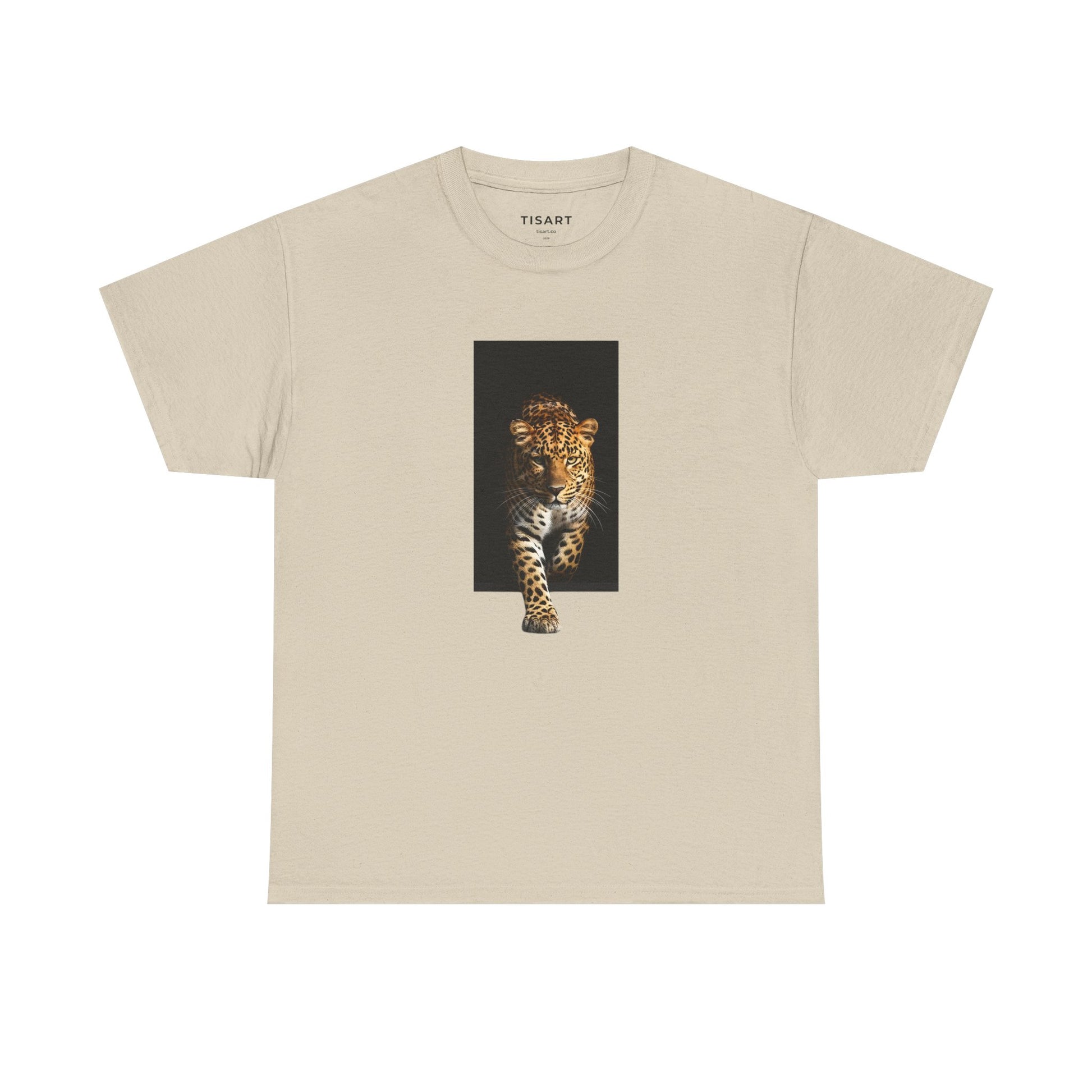 Leopard Graphic Men-Women 100% Cotton T-Shirt