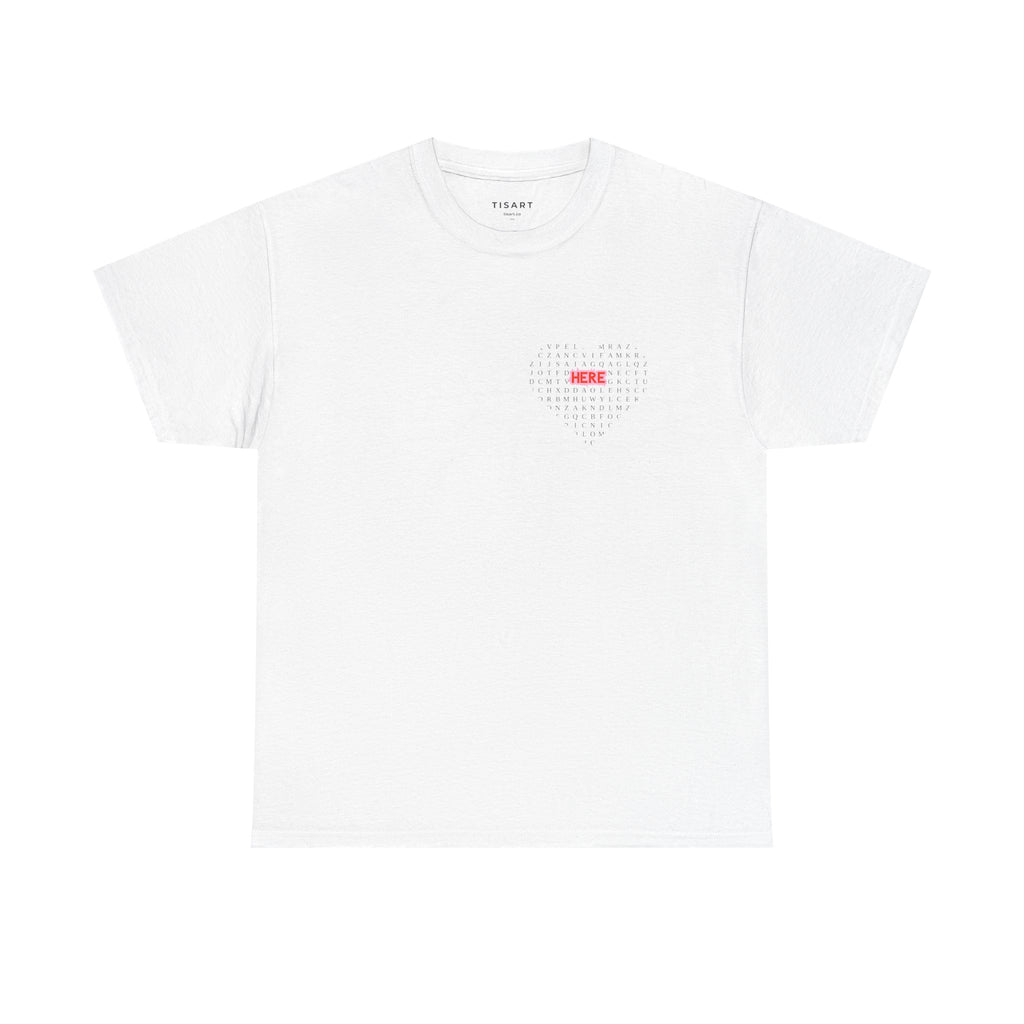 Here is Puzzle T-Shirt - Men-Women T-Shirt - 100% Cotton