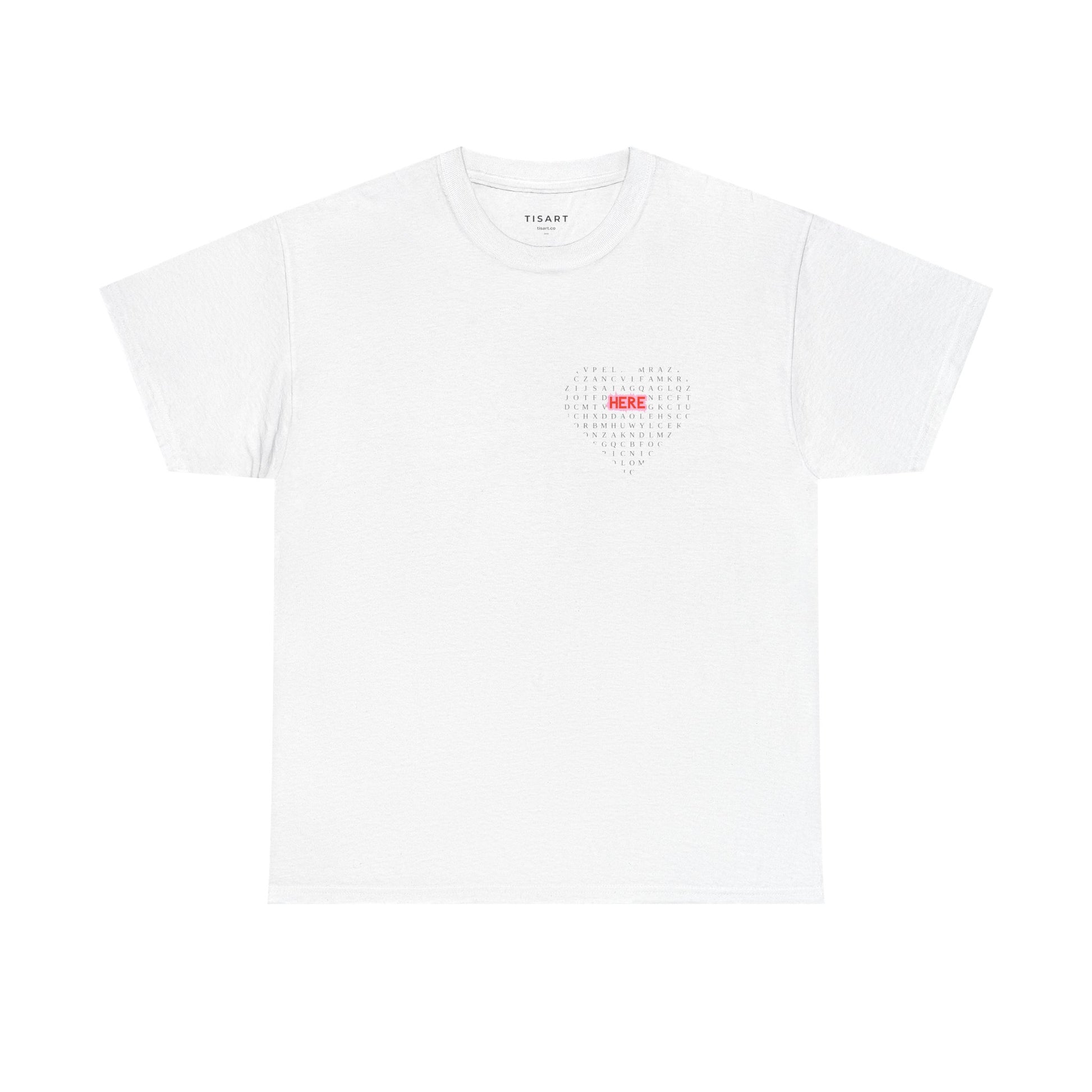 Here is Puzzle T-Shirt - Men-Women T-Shirt - 100% Cotton