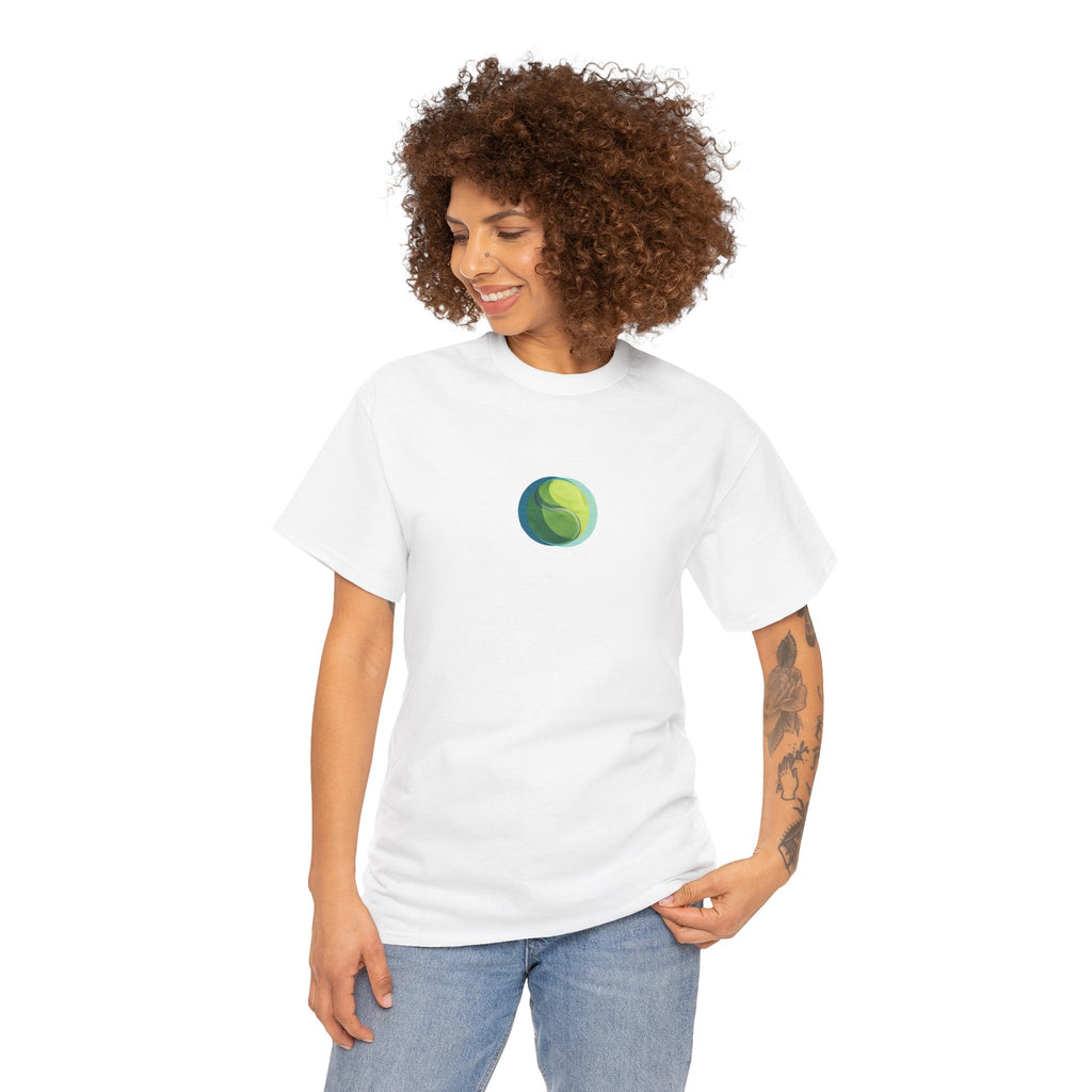 Tennis Ball Graphic T-Shirt Men-Women T-Shirt %100 Cotton