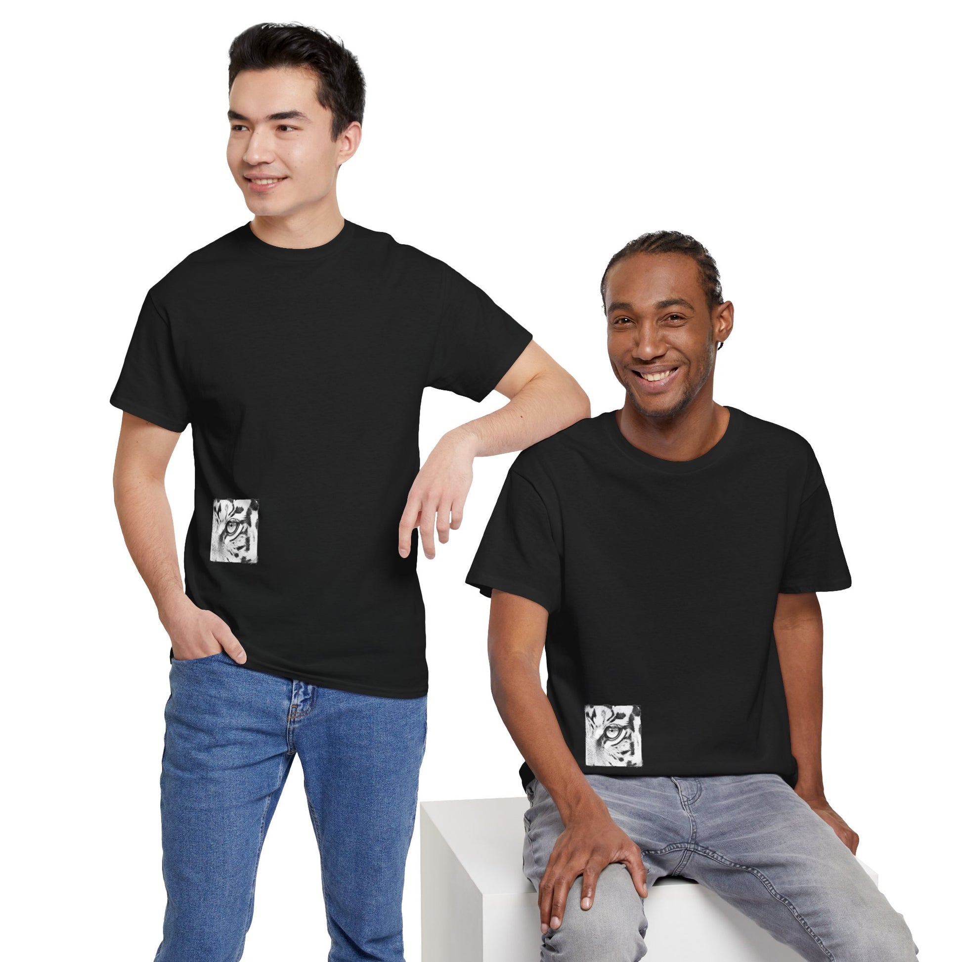 Leopard Men-Women  100% Cotton T-Shirt