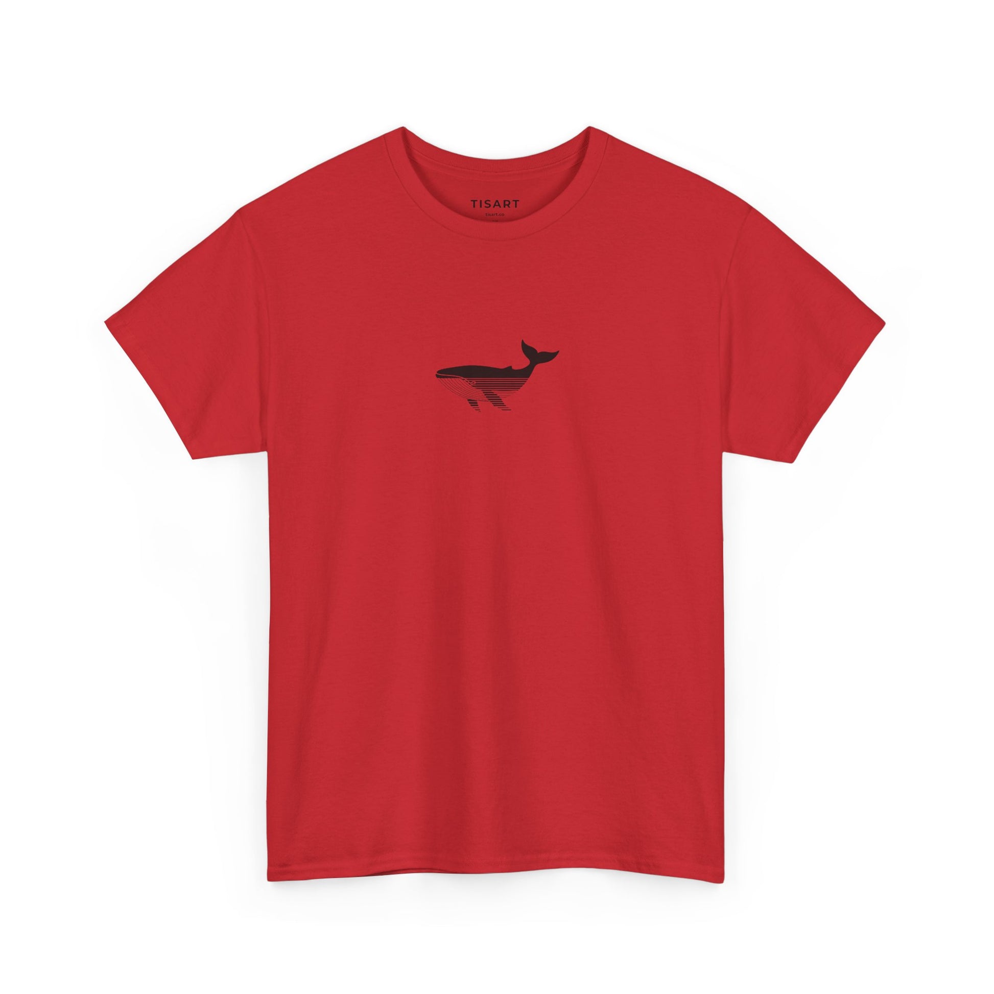 Whale Graphic Men-Women 100% Cotton T-Shirt
