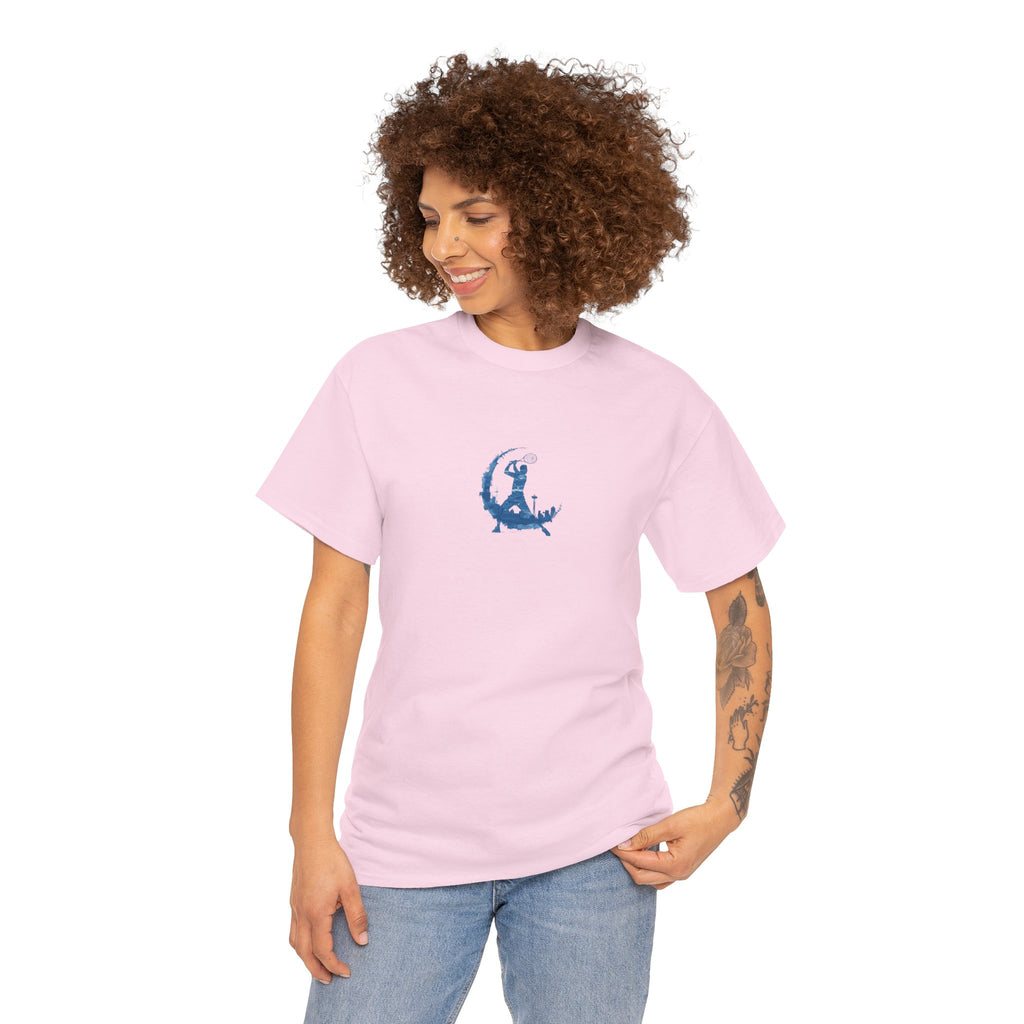 Tennis Graphic T-Shirt Men-Women T-Shirt %100 Cotton