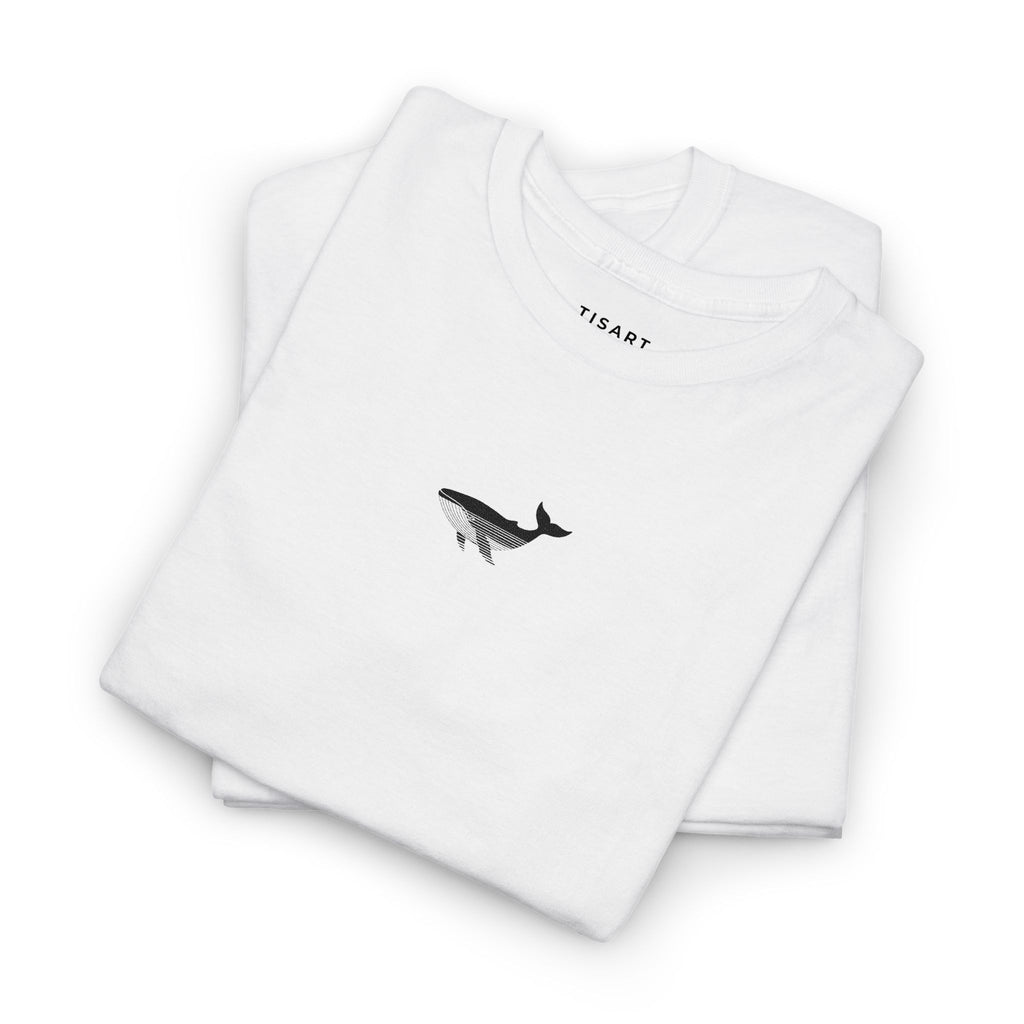 Whale Men-Women  100% Cotton T-Shirt