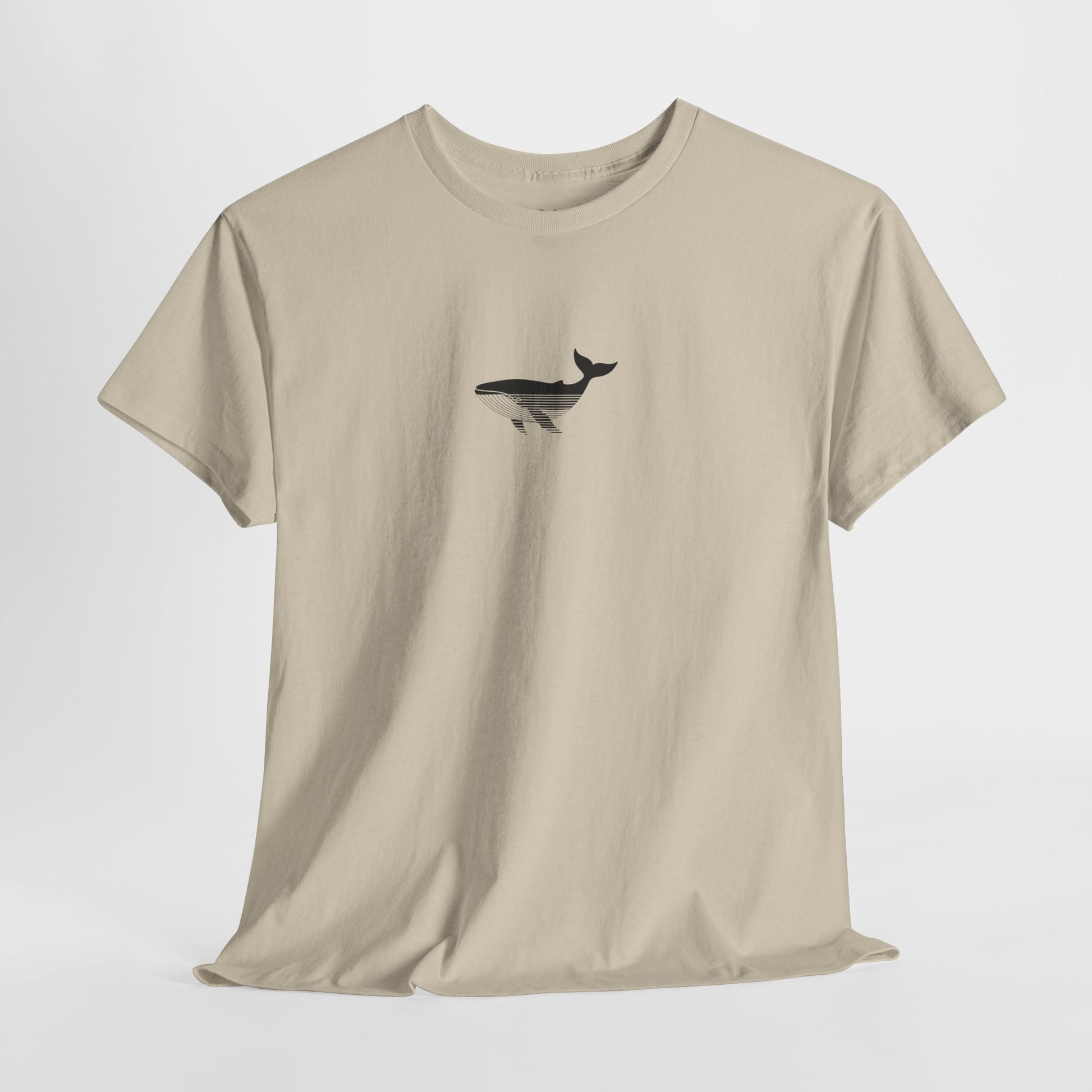 Whale Graphic Men-Women 100% Cotton T-Shirt