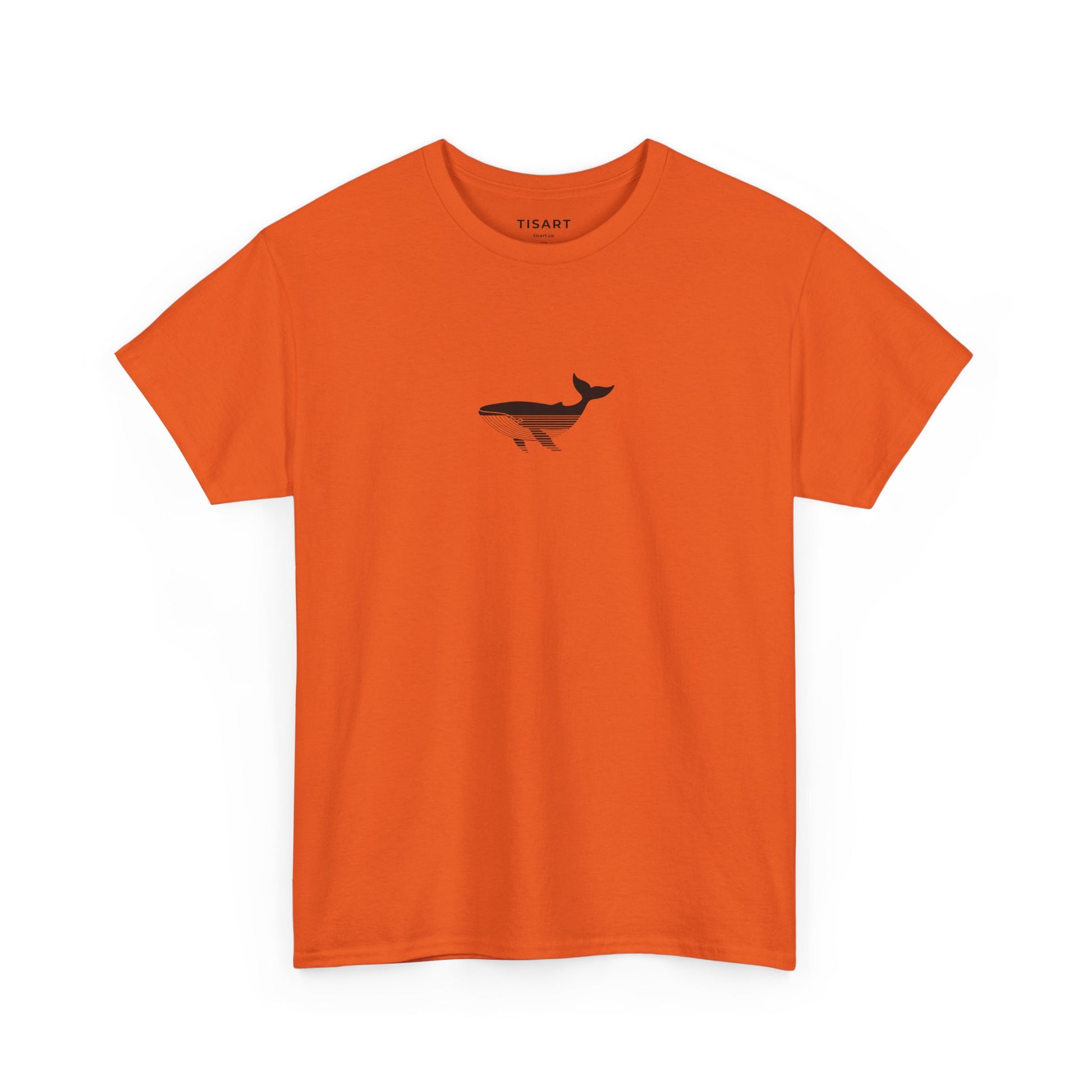 Whale Graphic Men-Women 100% Cotton T-Shirt