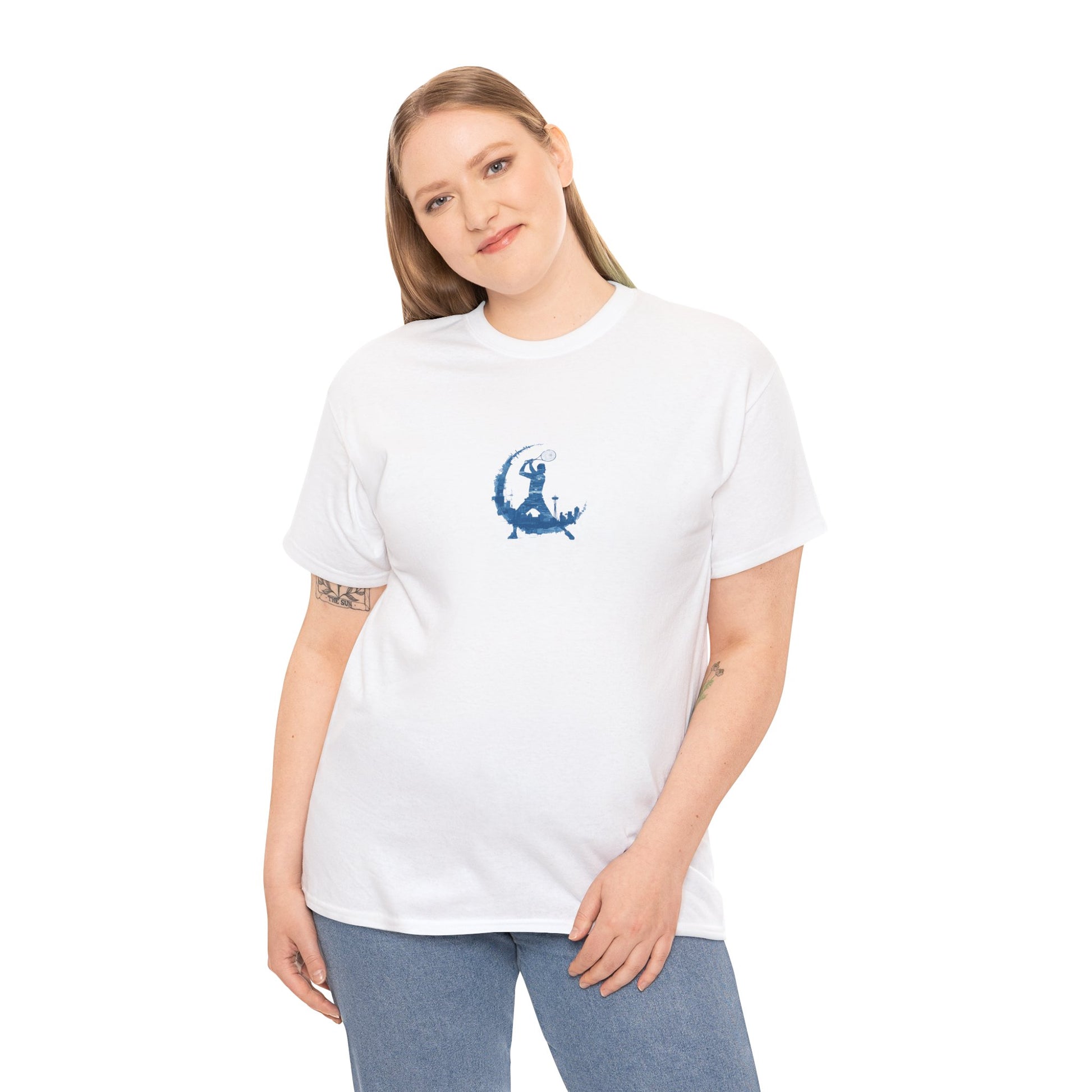 Tennis Graphic T-Shirt Men-Women T-Shirt %100 Cotton