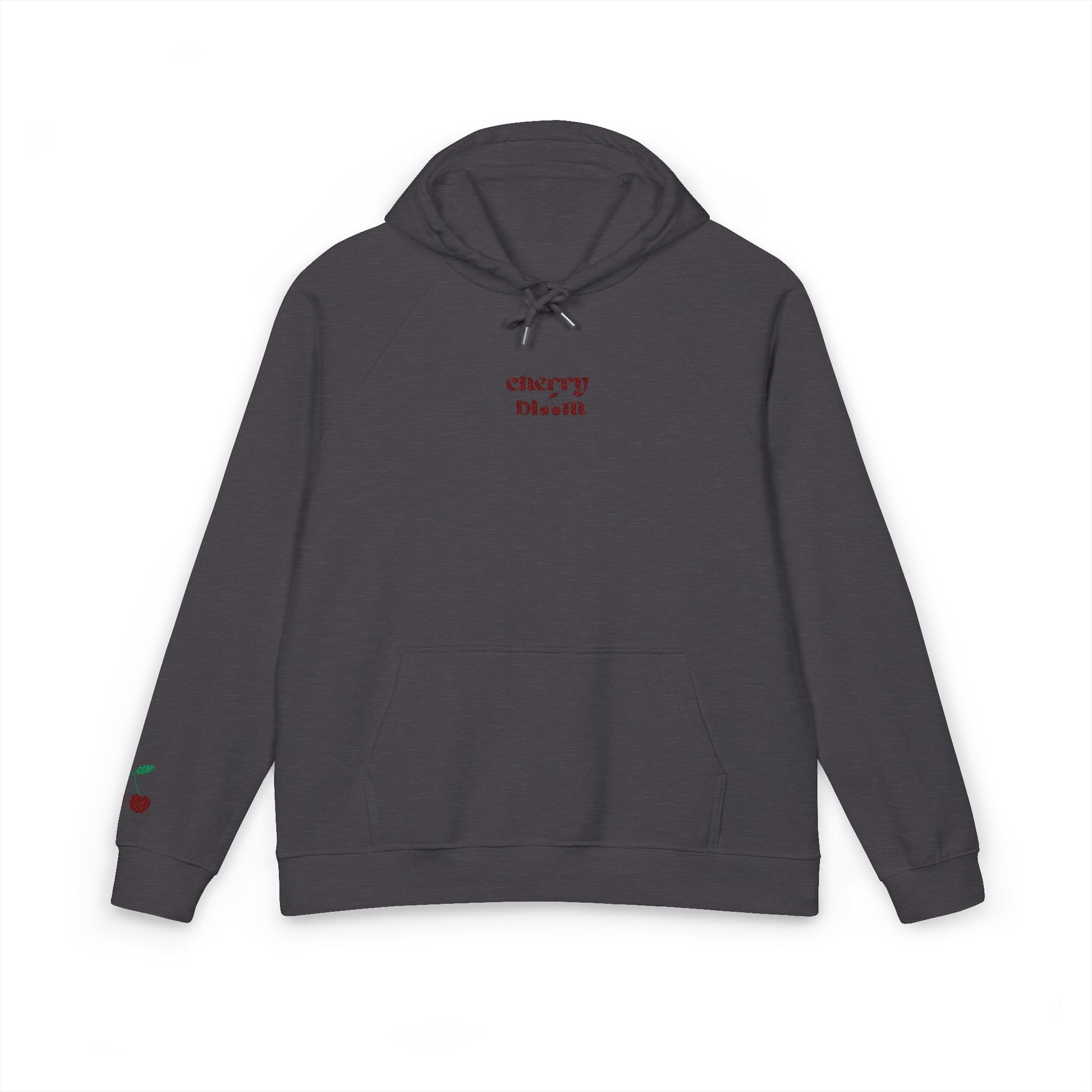 Organic Hoodie - Cozy and Sustainable Unisex Raglan Hoodie with Embroidery Details