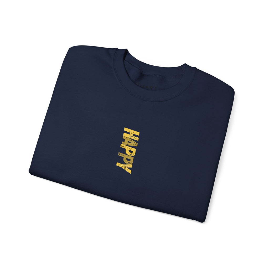 Happy Graphic Sweatshirt ,Premium Unisex Heavy Blend Crewneck