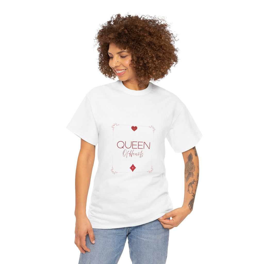 Queen of Hearts T-Shirt - Women T-Shirt - 100% Cotton