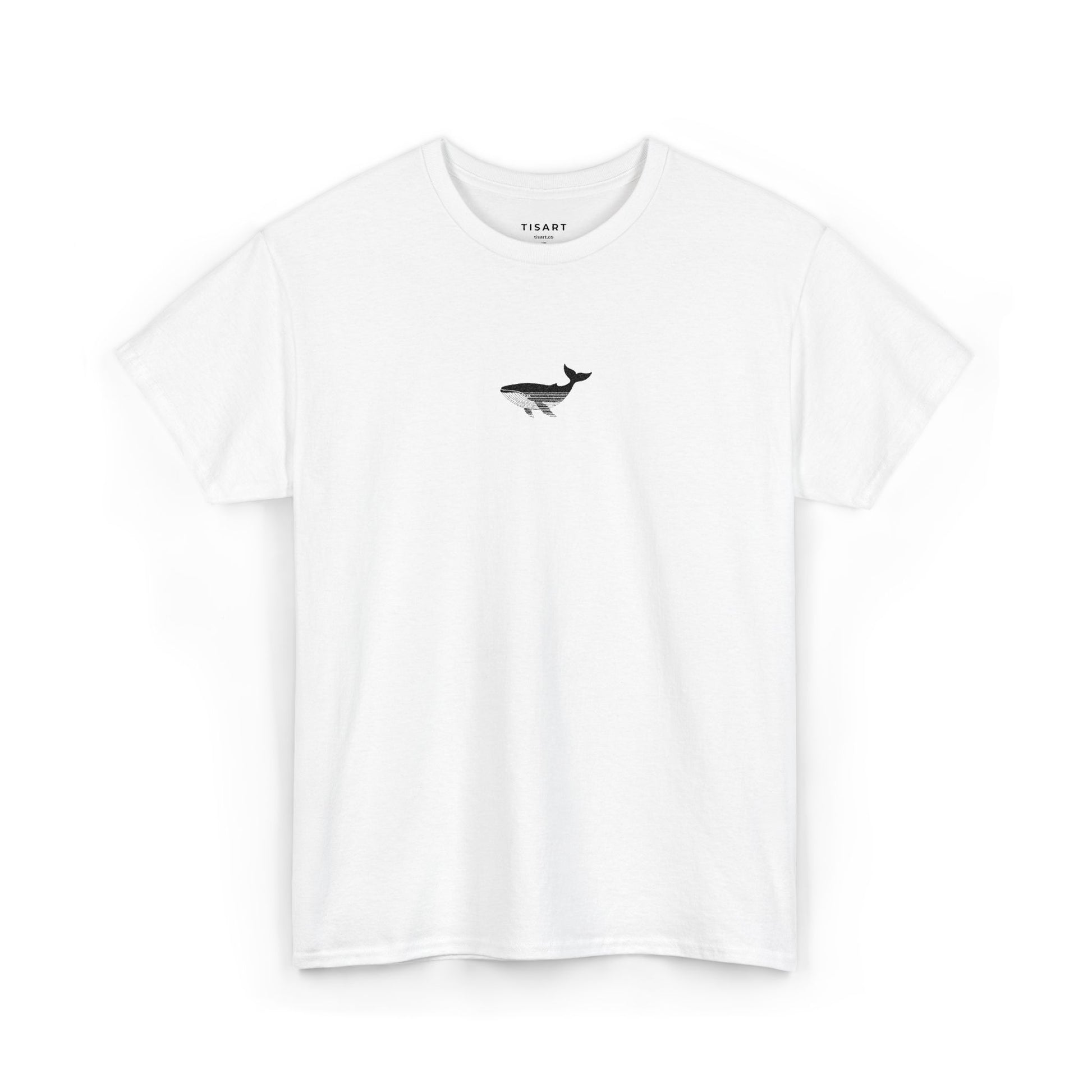 Whale Men-Women  100% Cotton T-Shirt