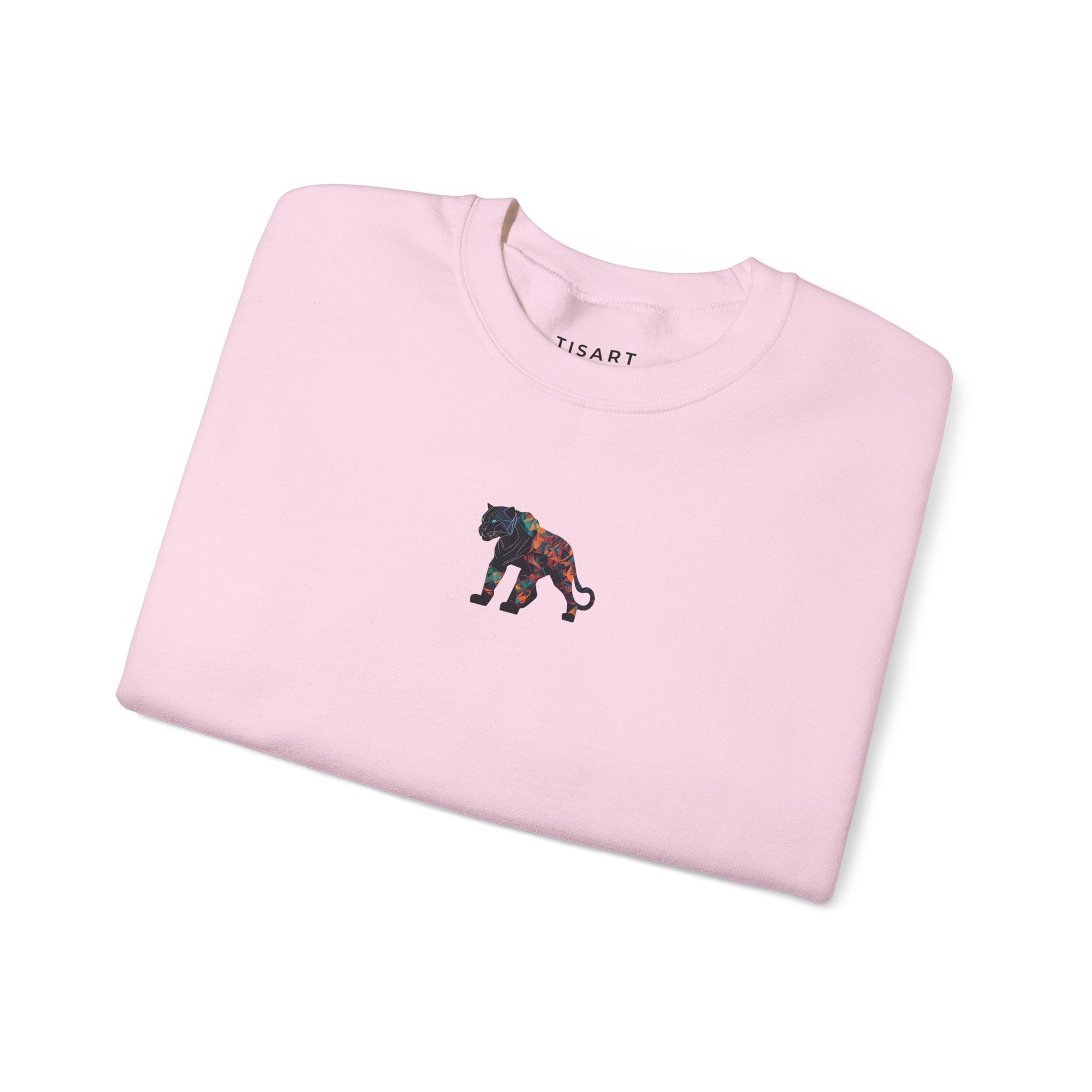 Leopard Geometric Graphic Sweatshirt,Premium Unisex Heavy Blend Crewneck