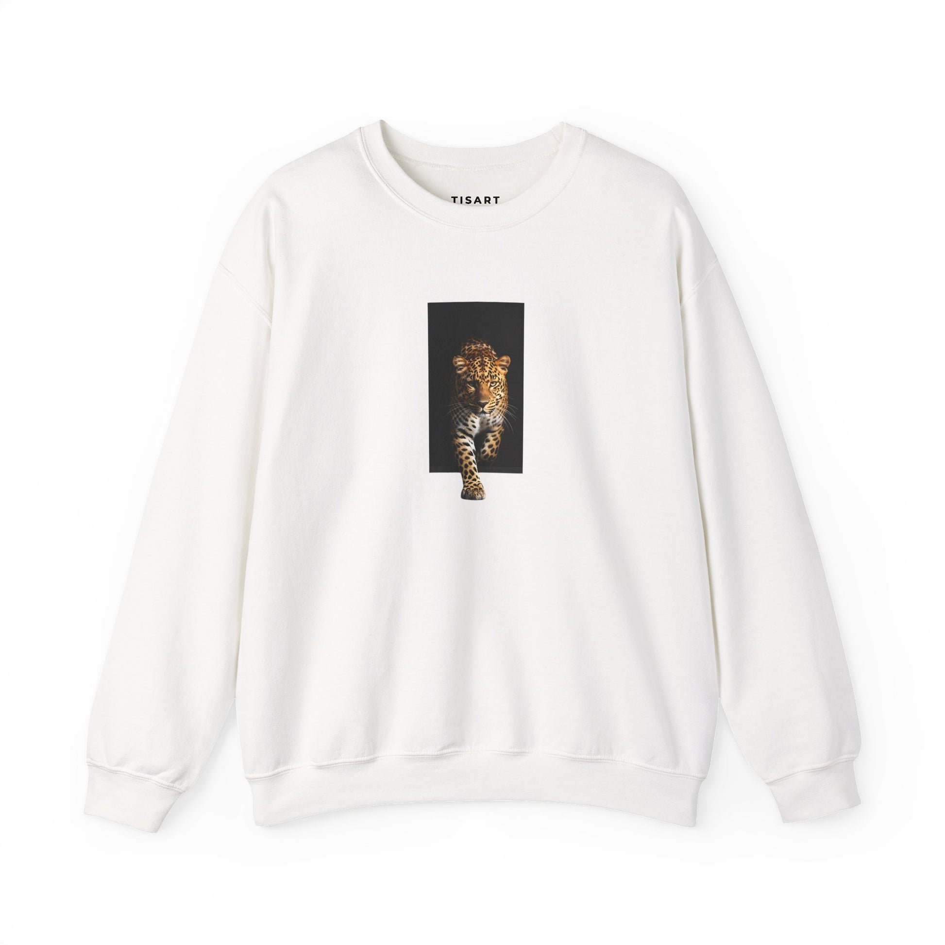 Leopard Graphic Sweatshirt – Premium Unisex Heavy Blend Crewneck
