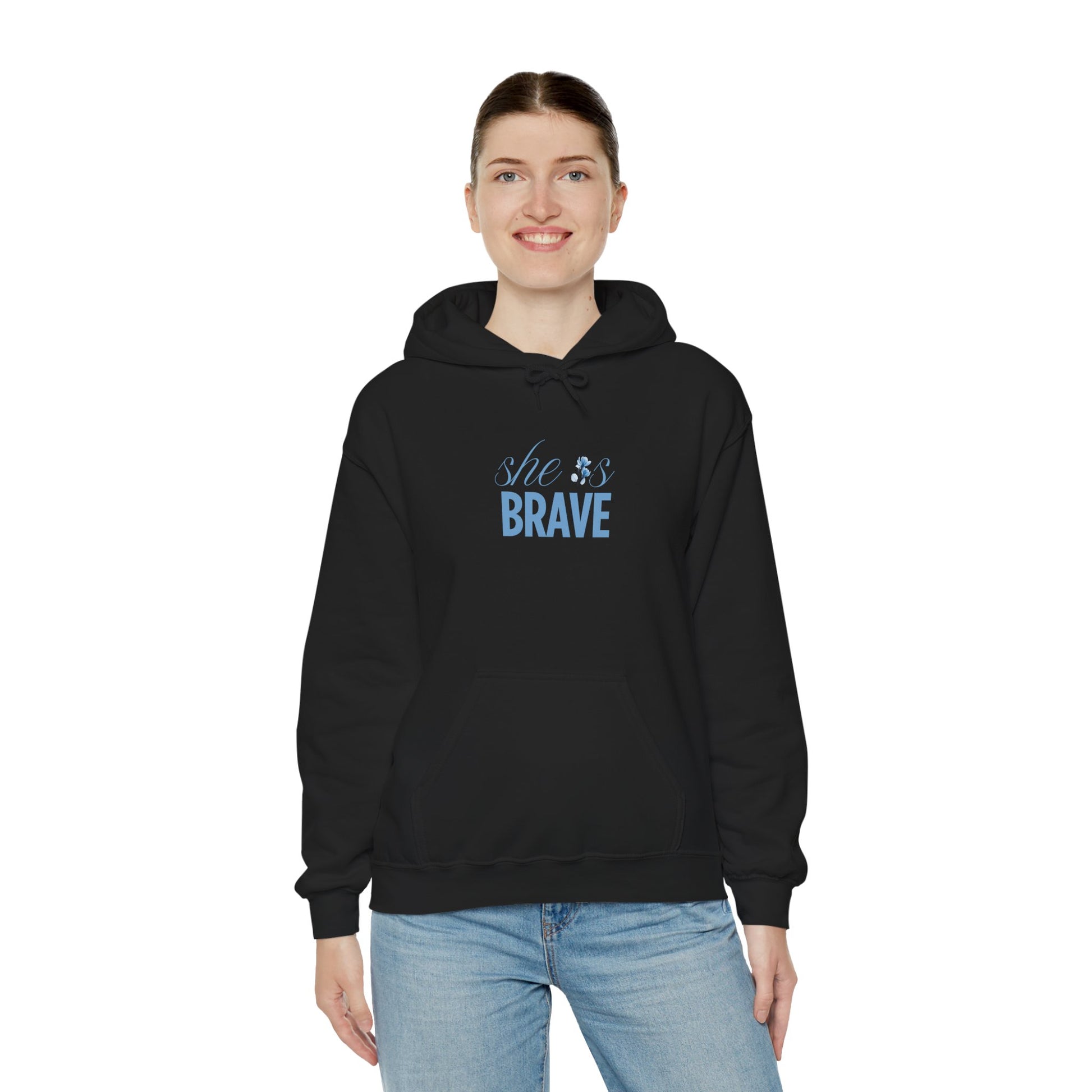 She is Brave Graphic Hoodie
