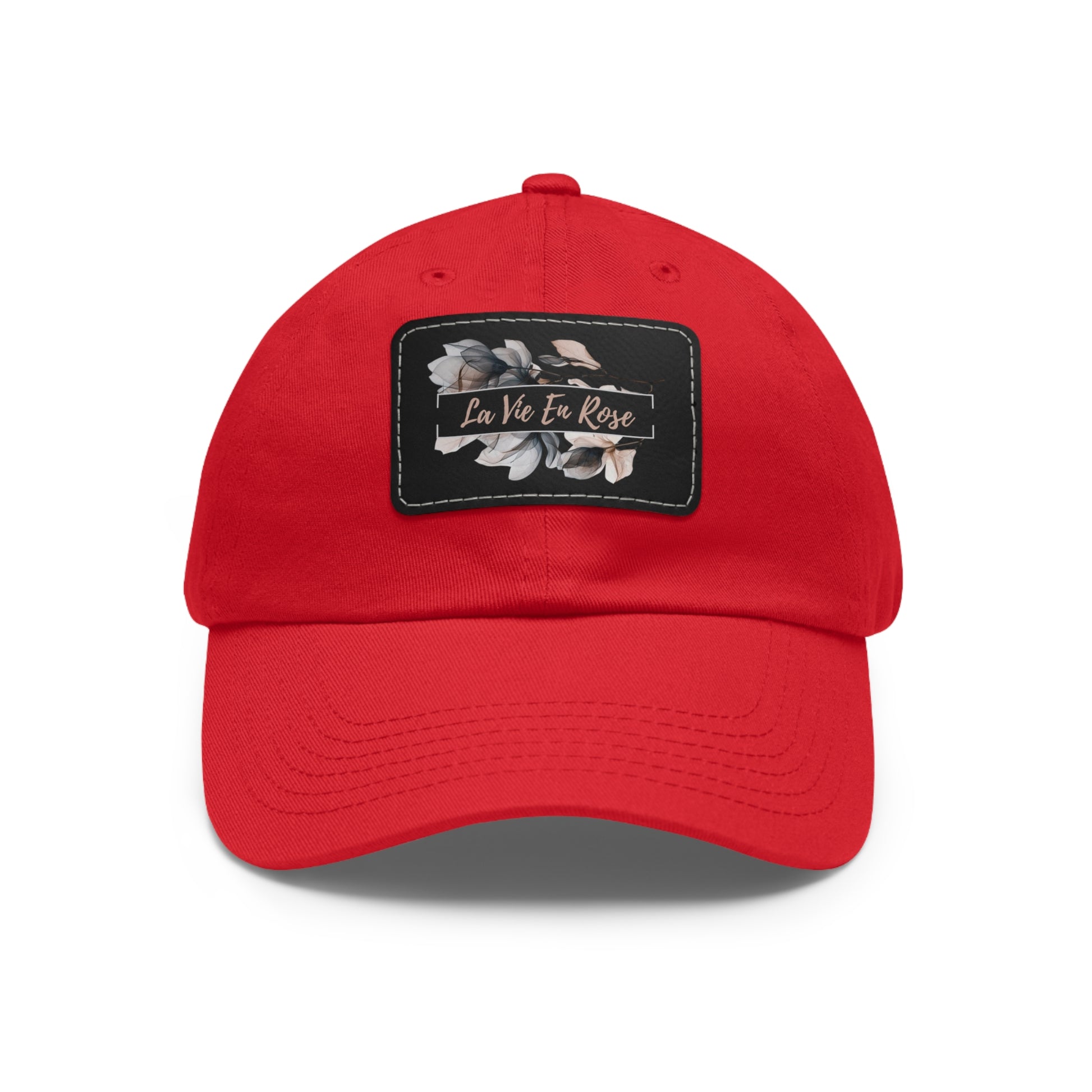La Vie En Rose Chino Twill Women Cap - Casual Hat with Vintage Buckle