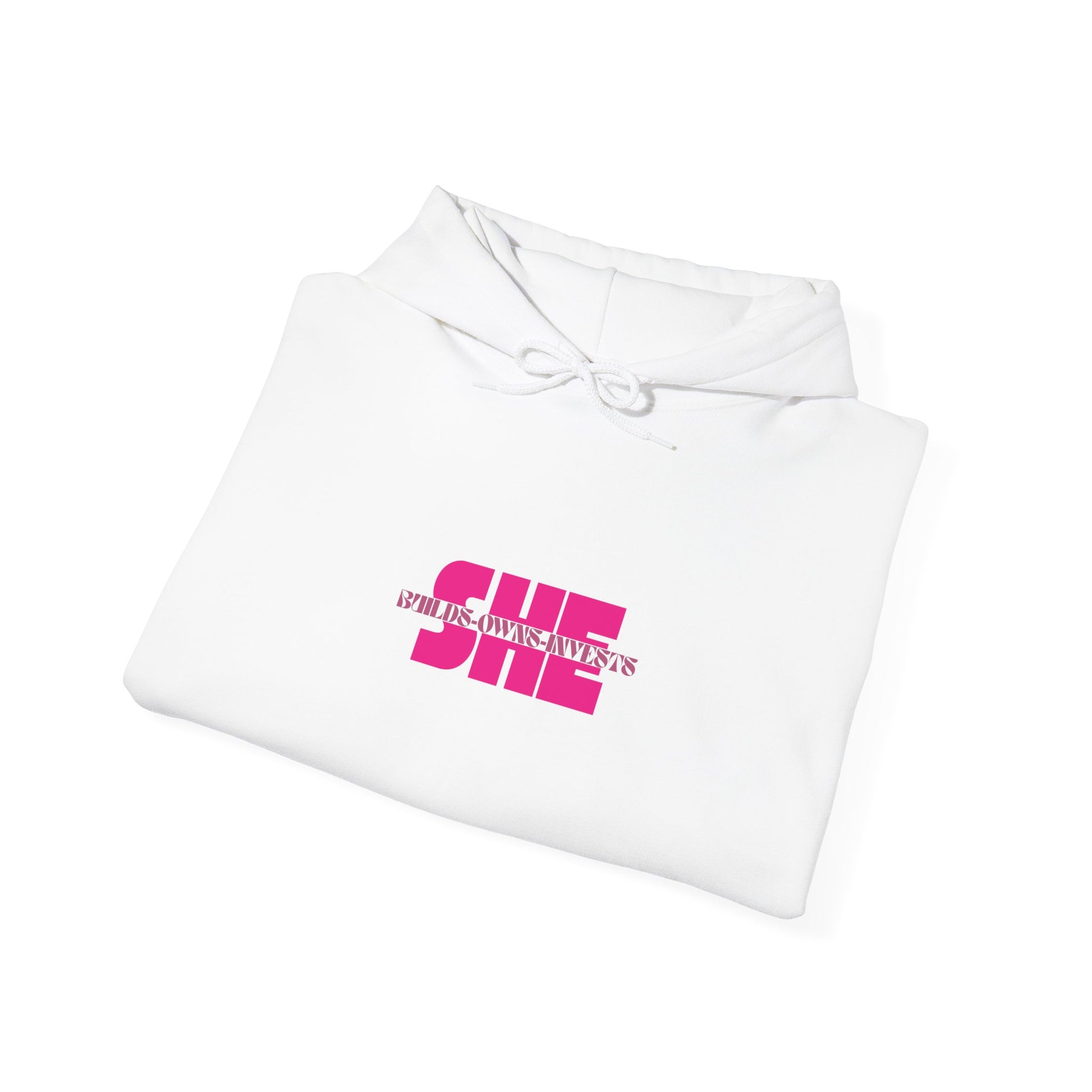 She Builds Owns Invests Graphic Hoodie