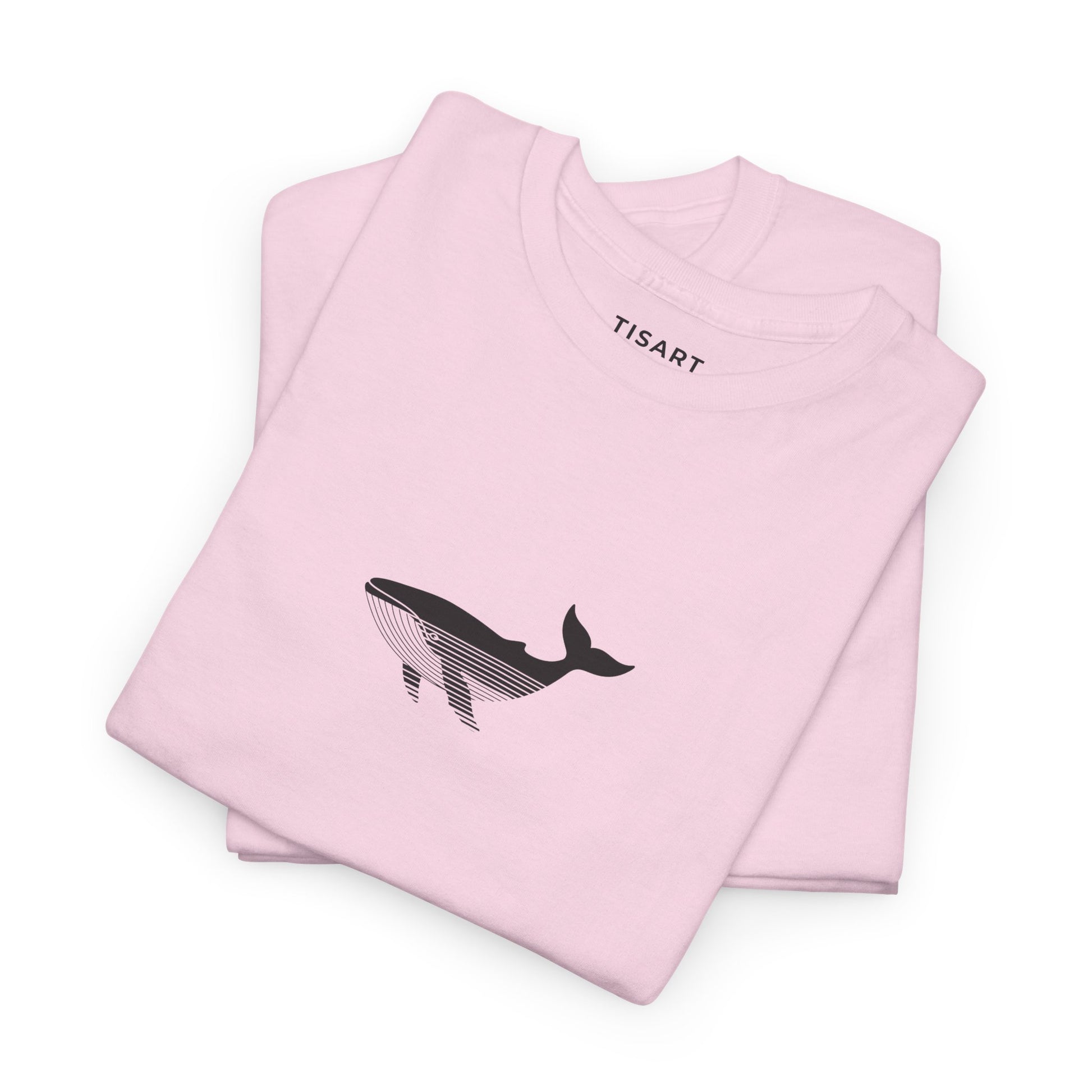 Whale Graphic Men-Women 100% Cotton T-Shirt
