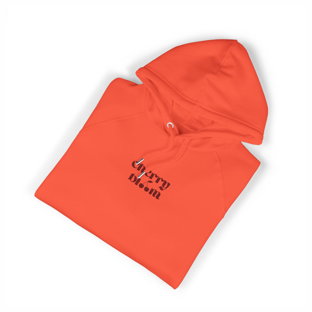 Organic Hoodie - Cozy and Sustainable Unisex Raglan Hoodie with Embroidery Details