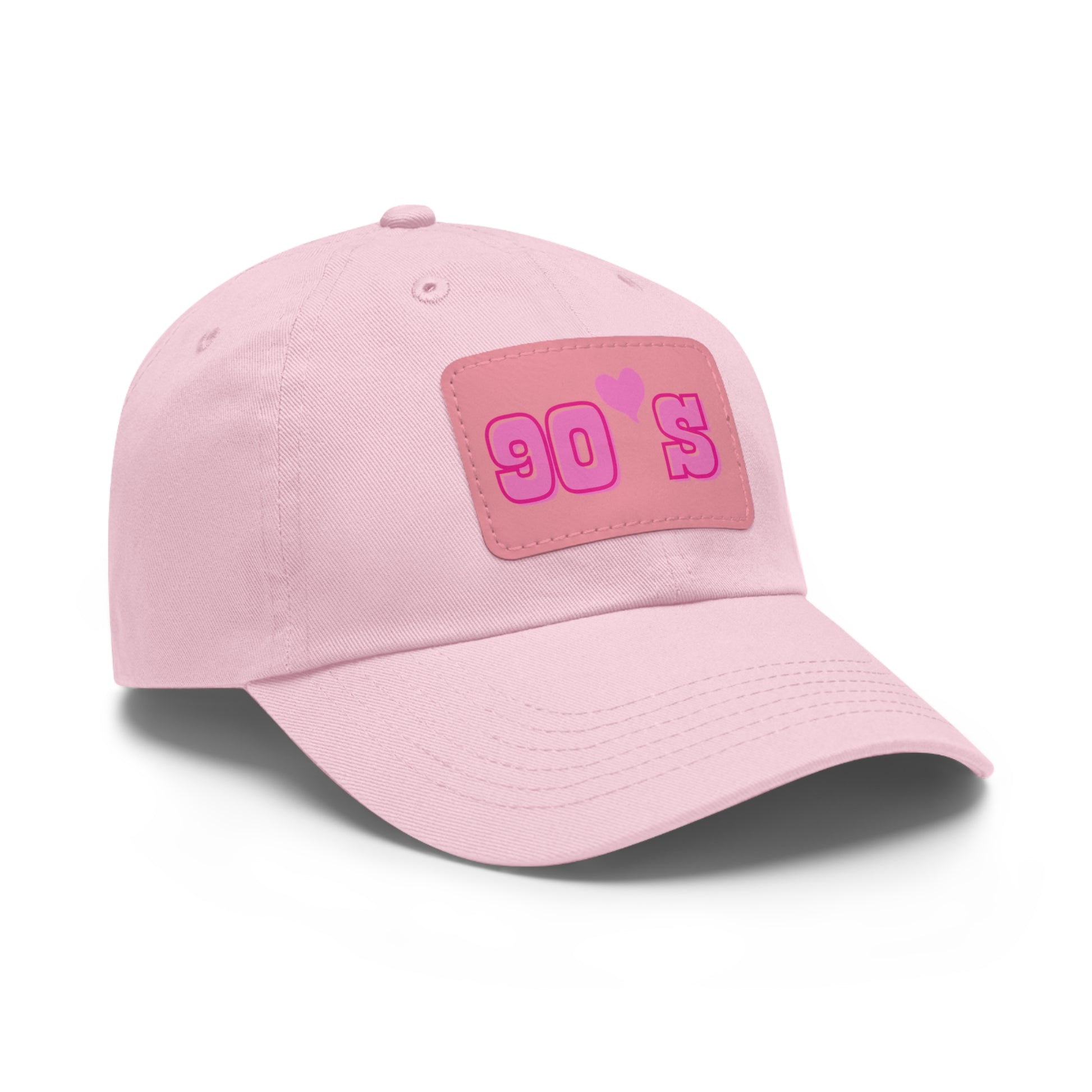 90's Women Hat with Leather Patch (Rectangle)