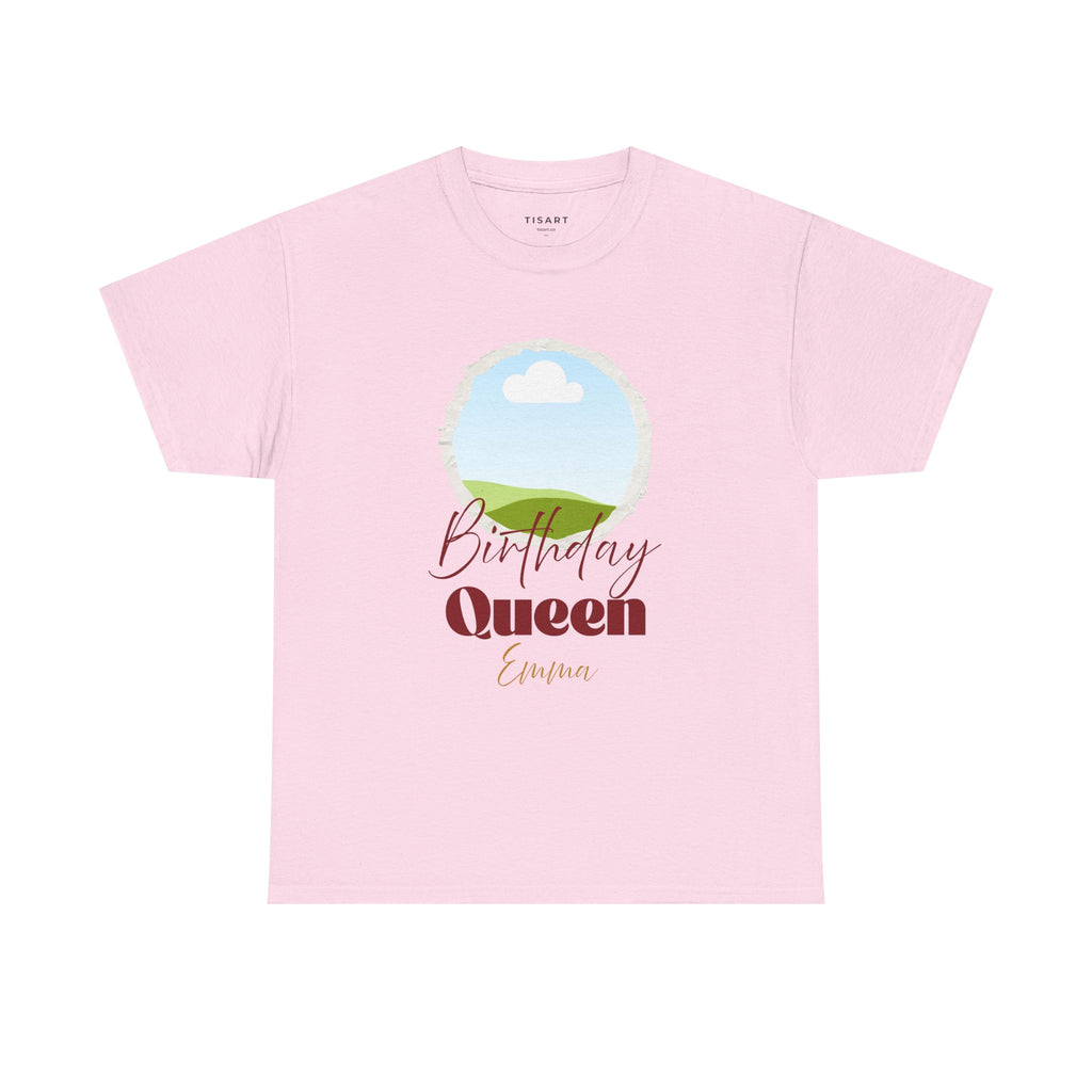 Happy Birthday Queen T-Shirt - Women T-Shirt - 100% Cotton