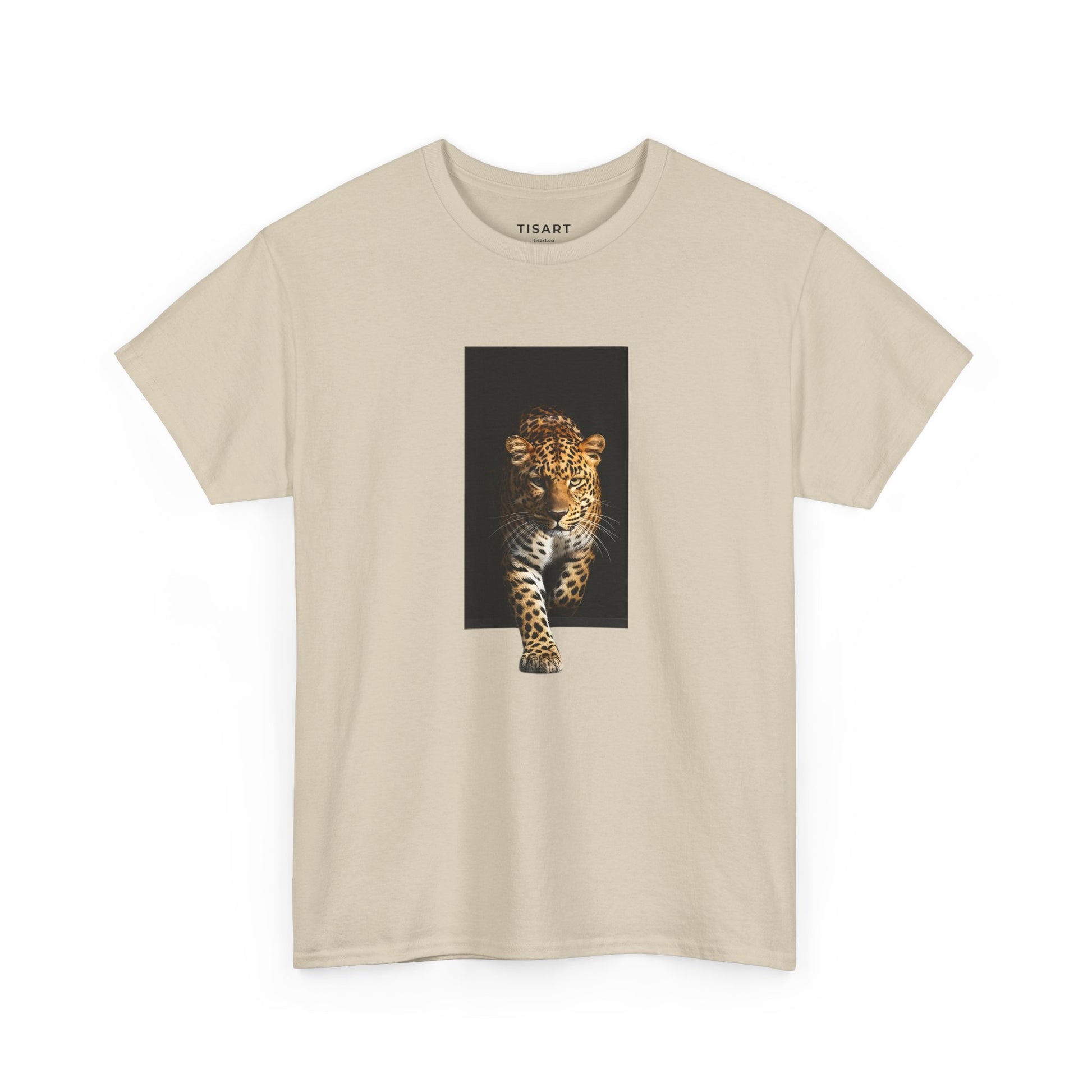 Leopard Graphic Men-Women 100% Cotton T-Shirt