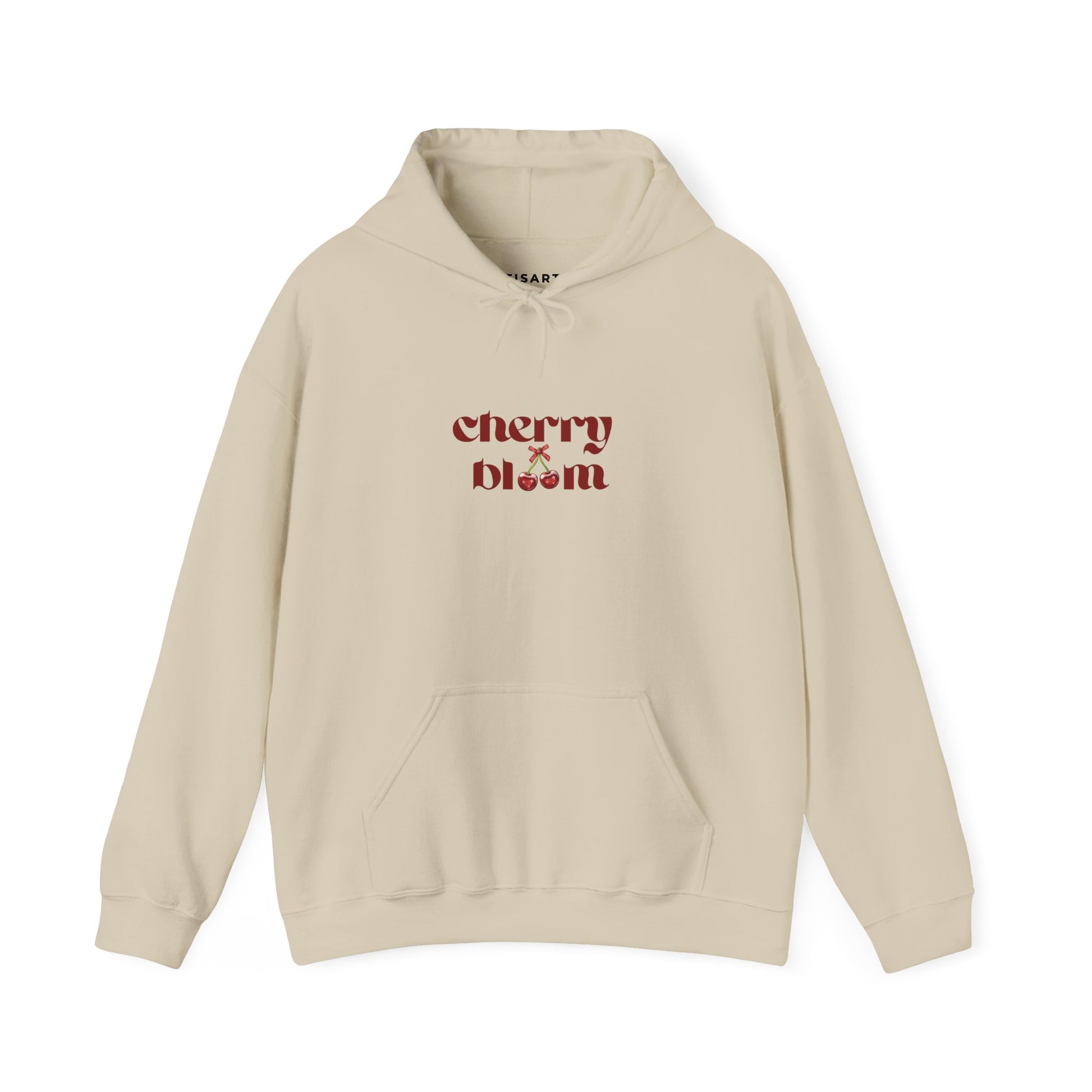 Cherry Bloom Graphic Hoodie,Premium Unisex Heavy Blend Pullover