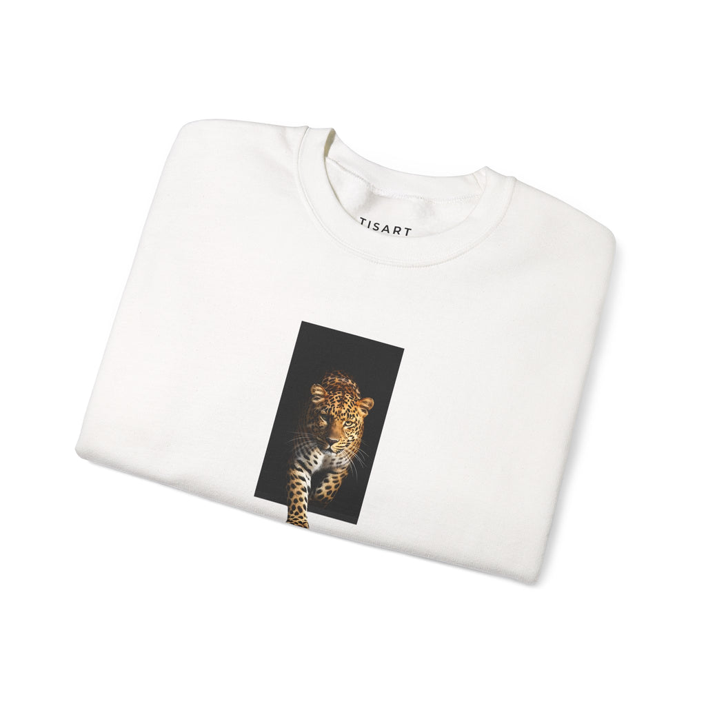 Leopard Graphic Sweatshirt – Premium Unisex Heavy Blend Crewneck