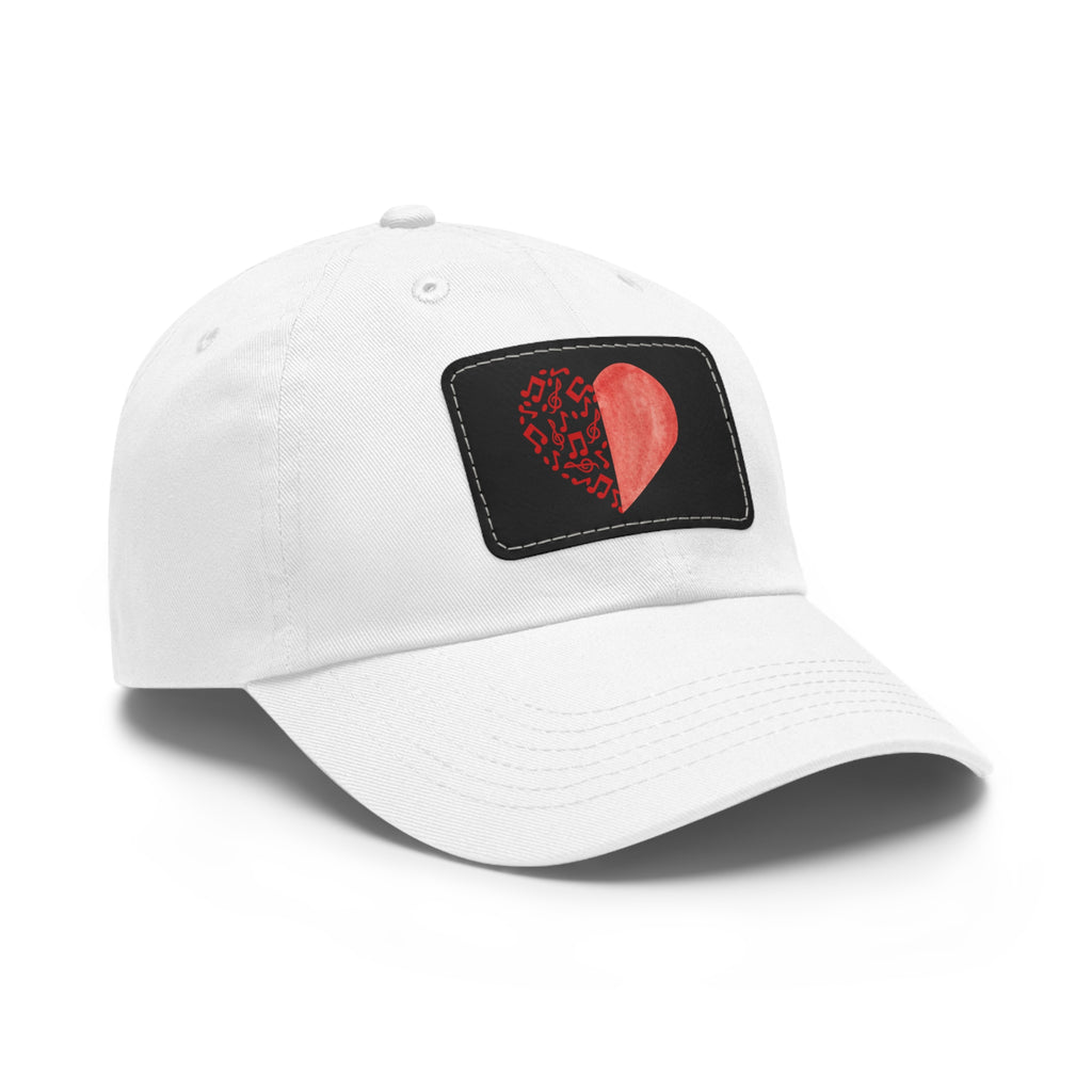 Musical Note Chino Twill Women Hat - Casual Hat with Vintage Buckle