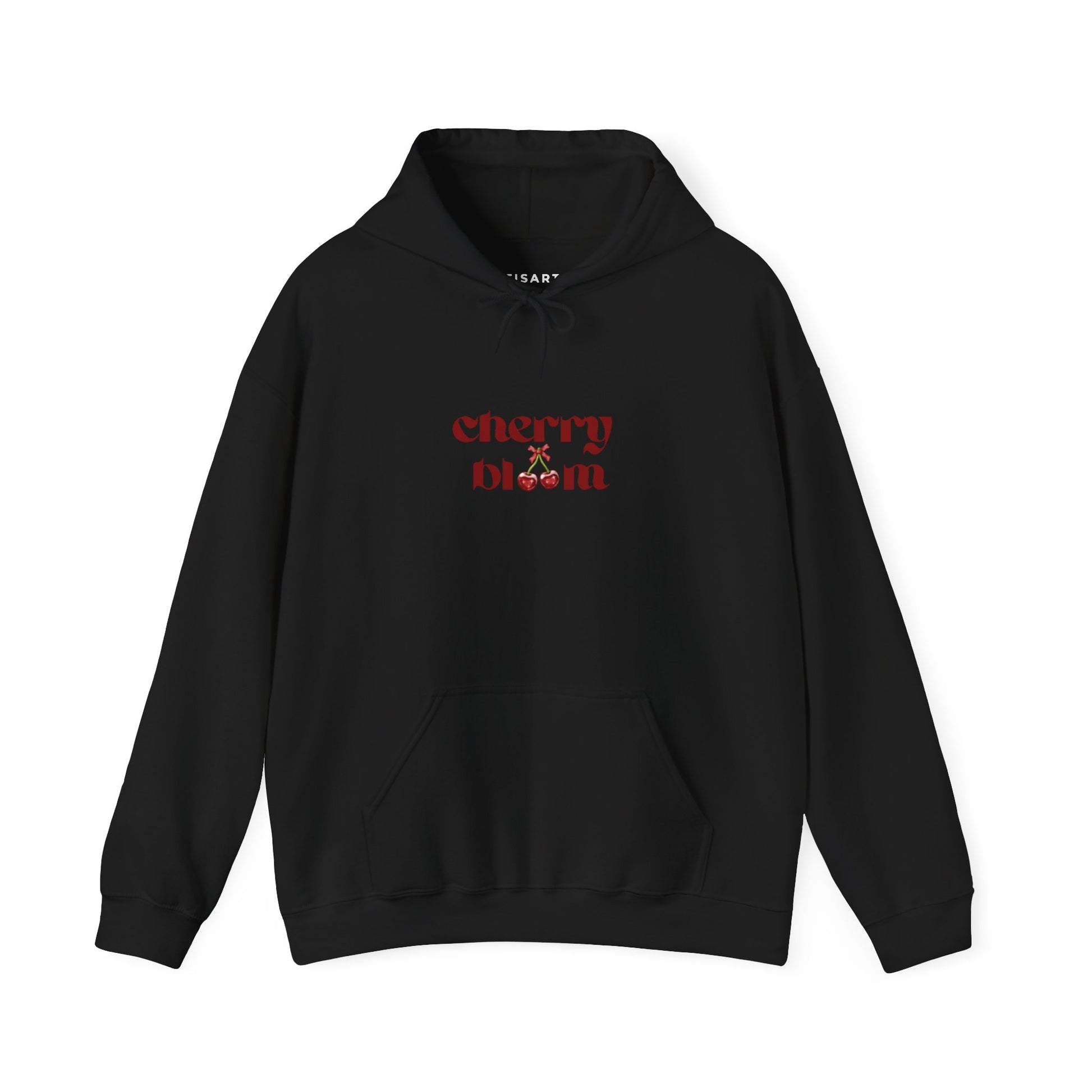 Cherry Bloom Graphic Hoodie,Premium Unisex Heavy Blend Pullover