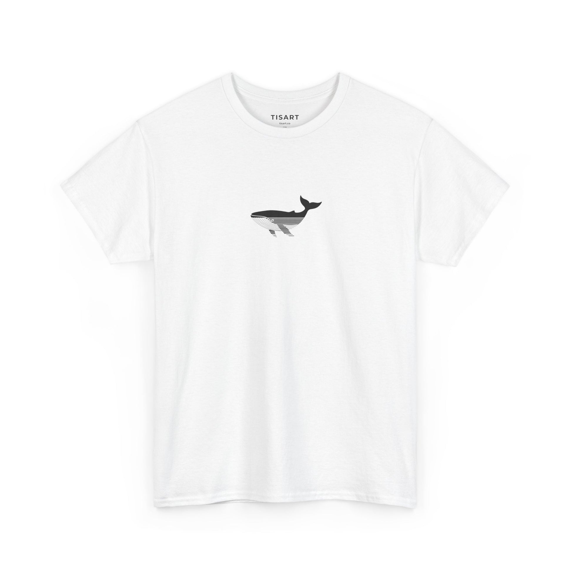 Whale Graphic Men-Women 100% Cotton T-Shirt
