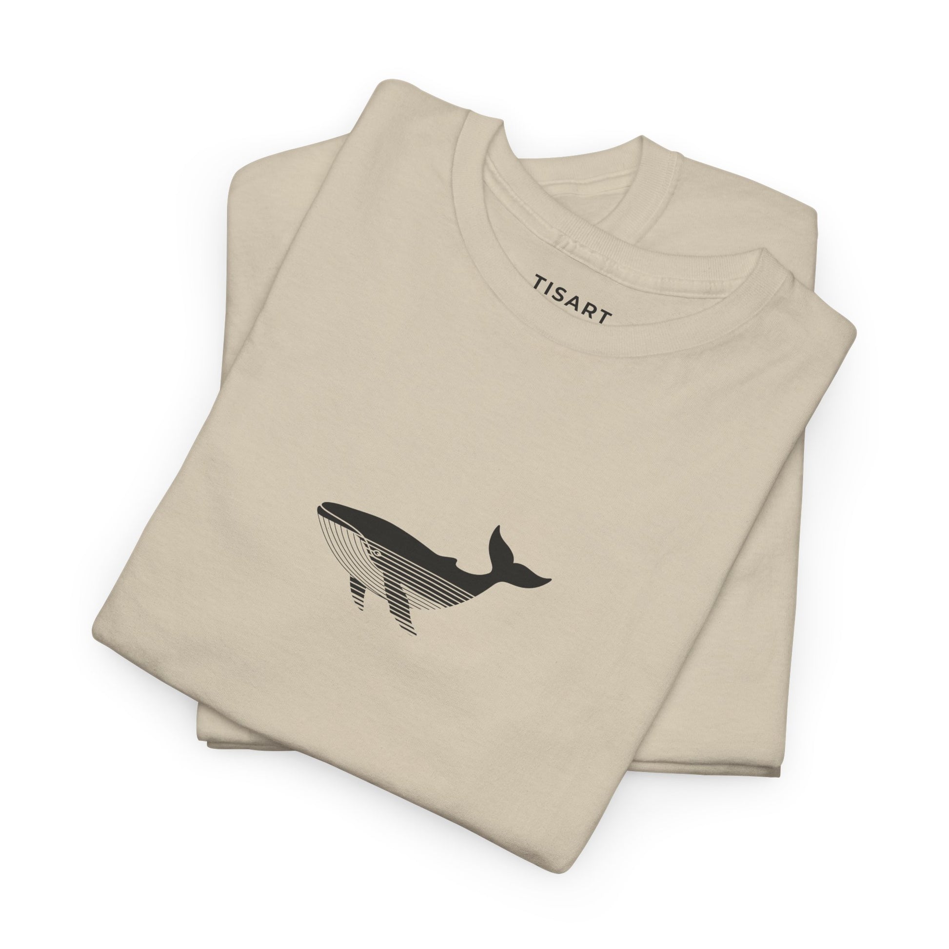 Whale Graphic Men-Women 100% Cotton T-Shirt