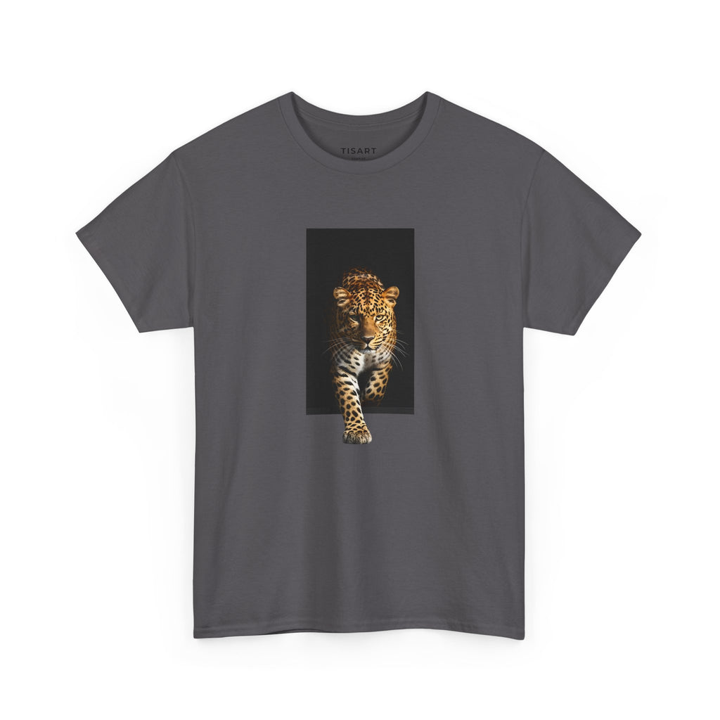 Leopard Graphic Men-Women 100% Cotton T-Shirt