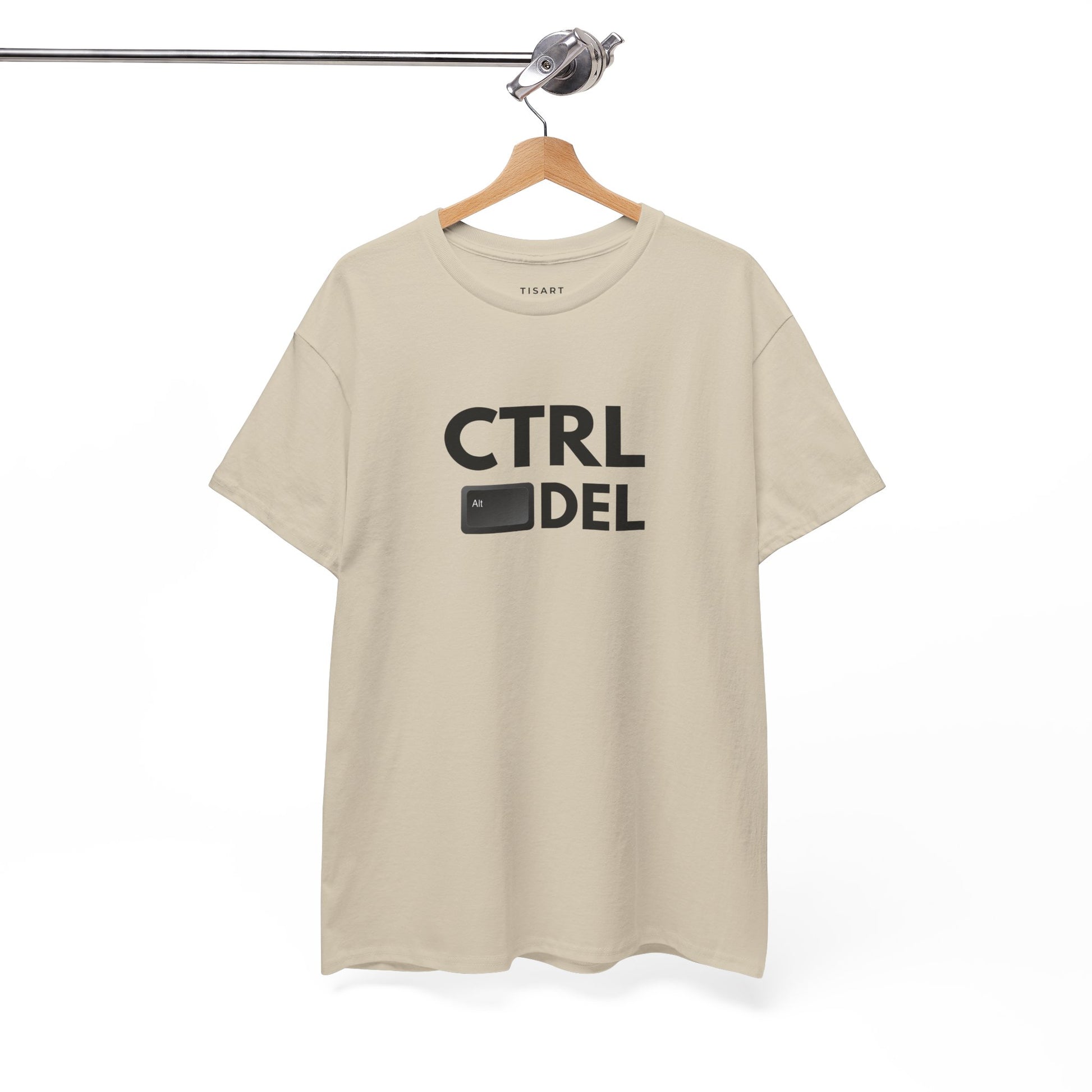 Ctrl Alt Del T-Shirt - Men-Women T-Shirt - 100% Cotton