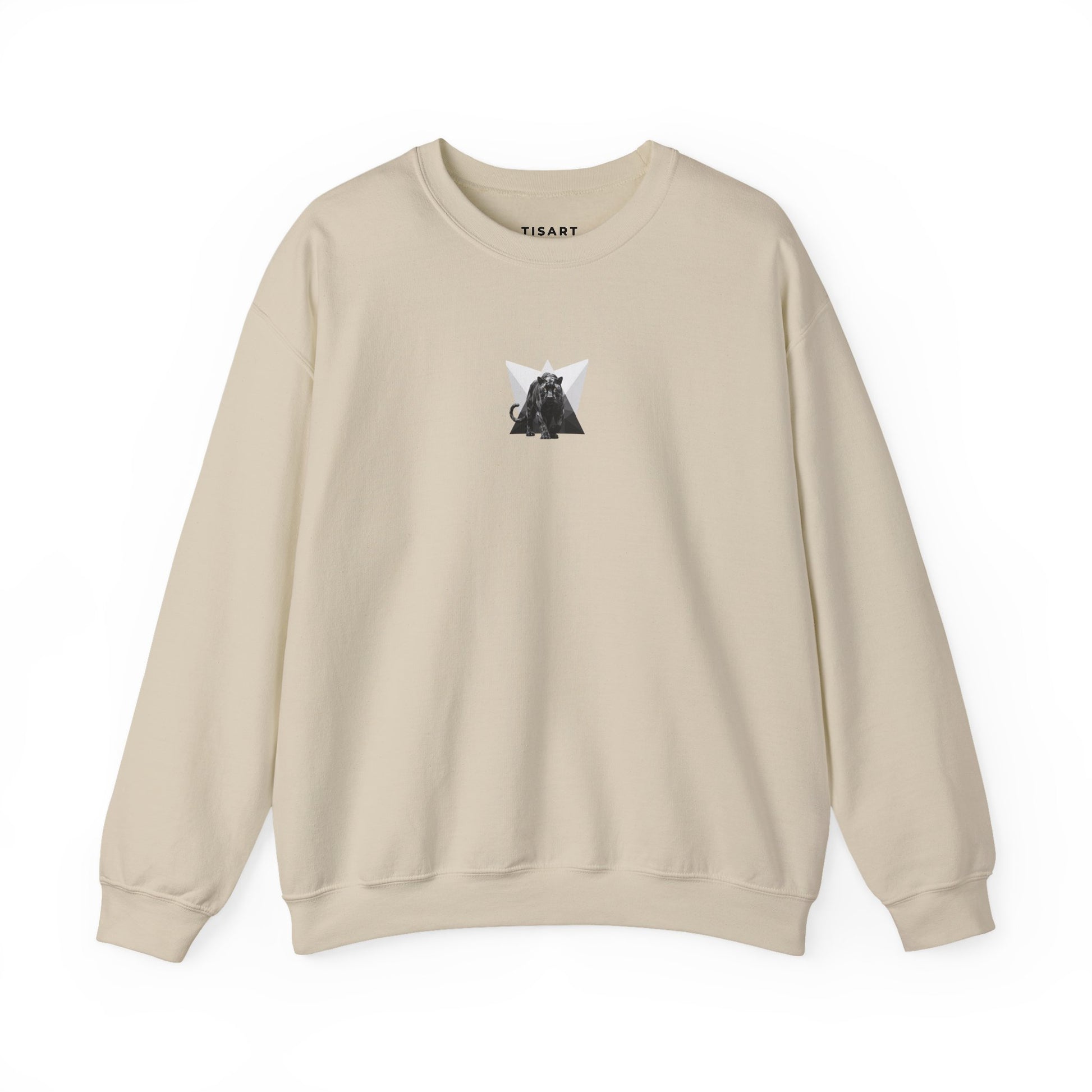 Leopard Geo Graphic Sweatshirt,Premium Unisex Heavy Blend Crewneck