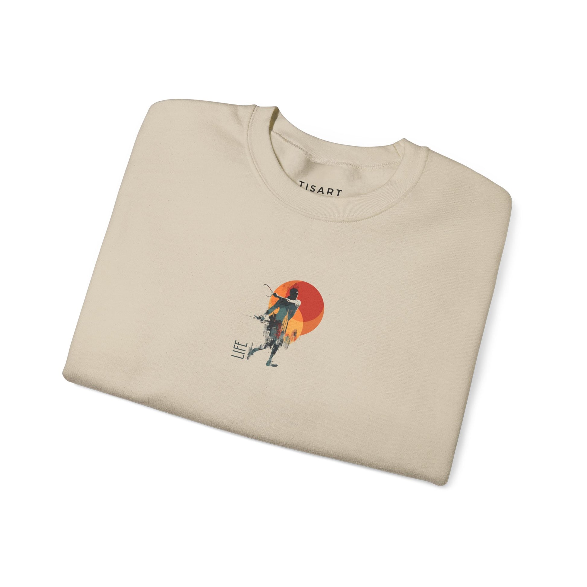 Tennis Graphic Sweatshirt, Premium Unisex Heavy Blend Crewneck