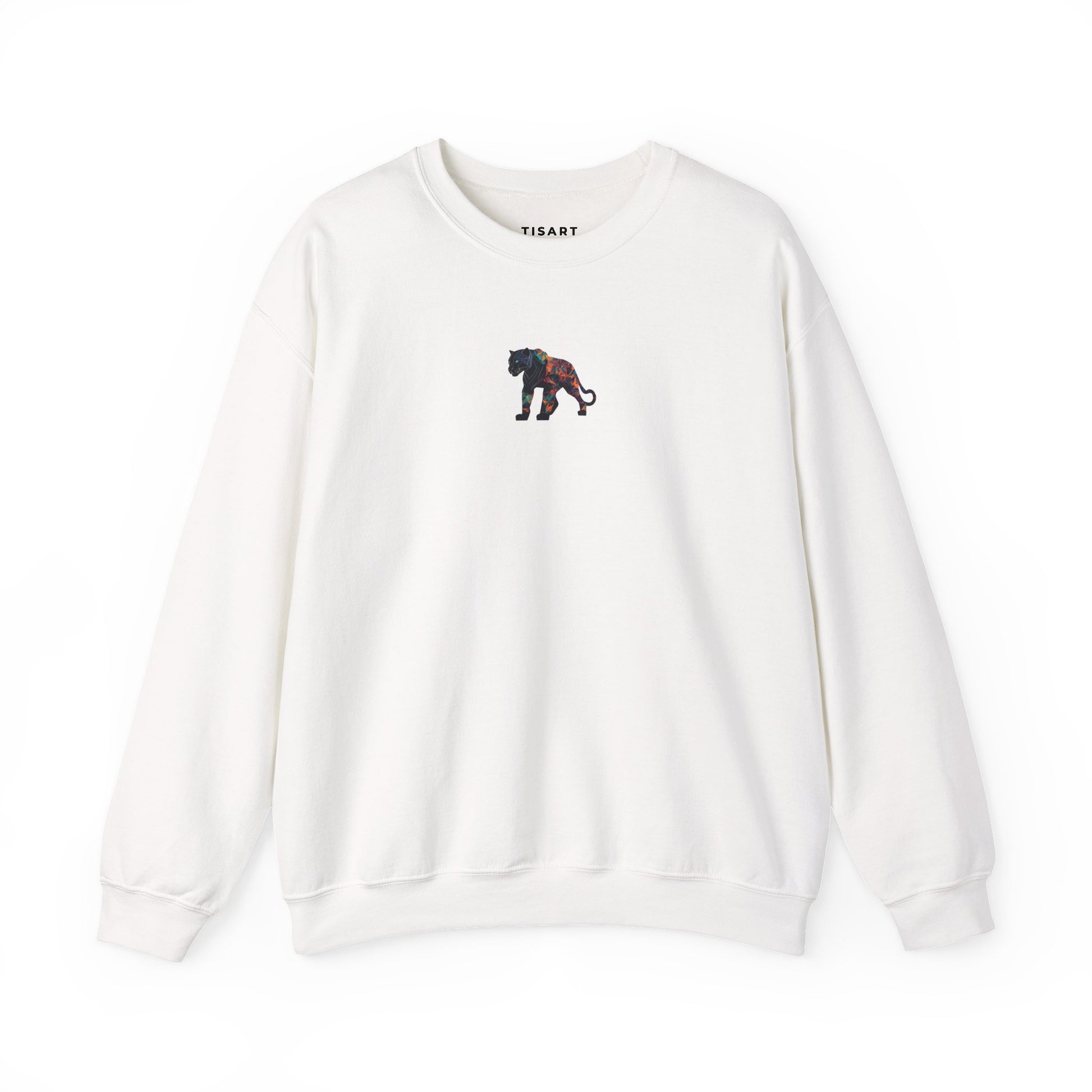 Leopard Geometric Graphic Sweatshirt,Premium Unisex Heavy Blend Crewneck