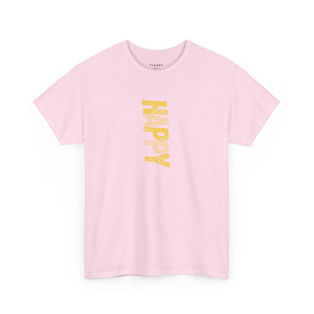 Happy T-Shirt - Men-Women T-Shirt - 100% Cotton