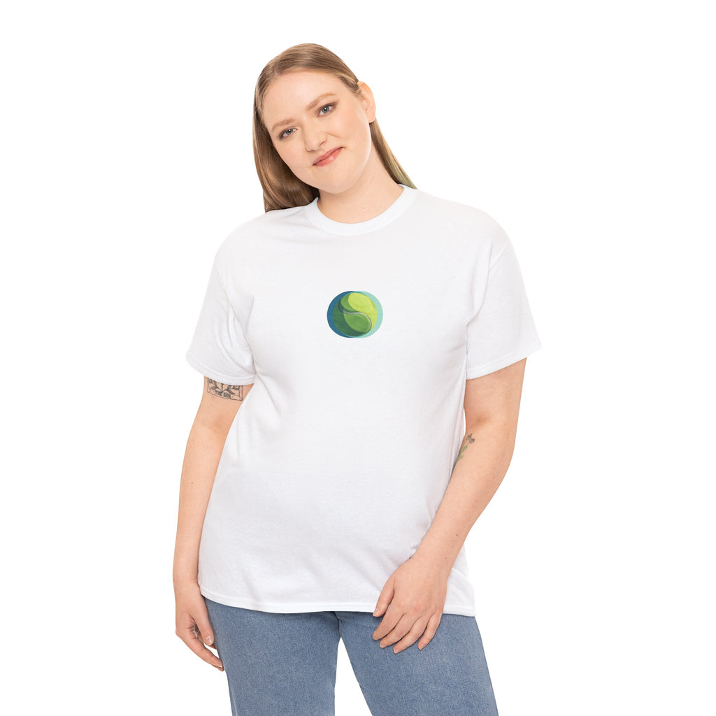 Tennis Ball Graphic T-Shirt Men-Women T-Shirt %100 Cotton