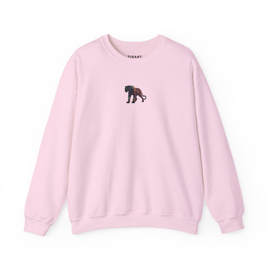 Leopard Geometric Graphic Sweatshirt,Premium Unisex Heavy Blend Crewneck
