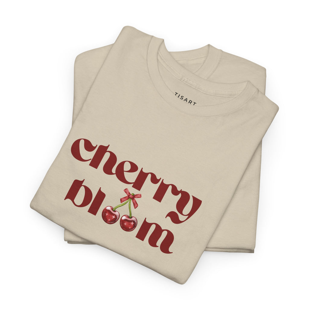 Cherry Bloom T-Shirt - Women T-Shirt - 100% Cotton