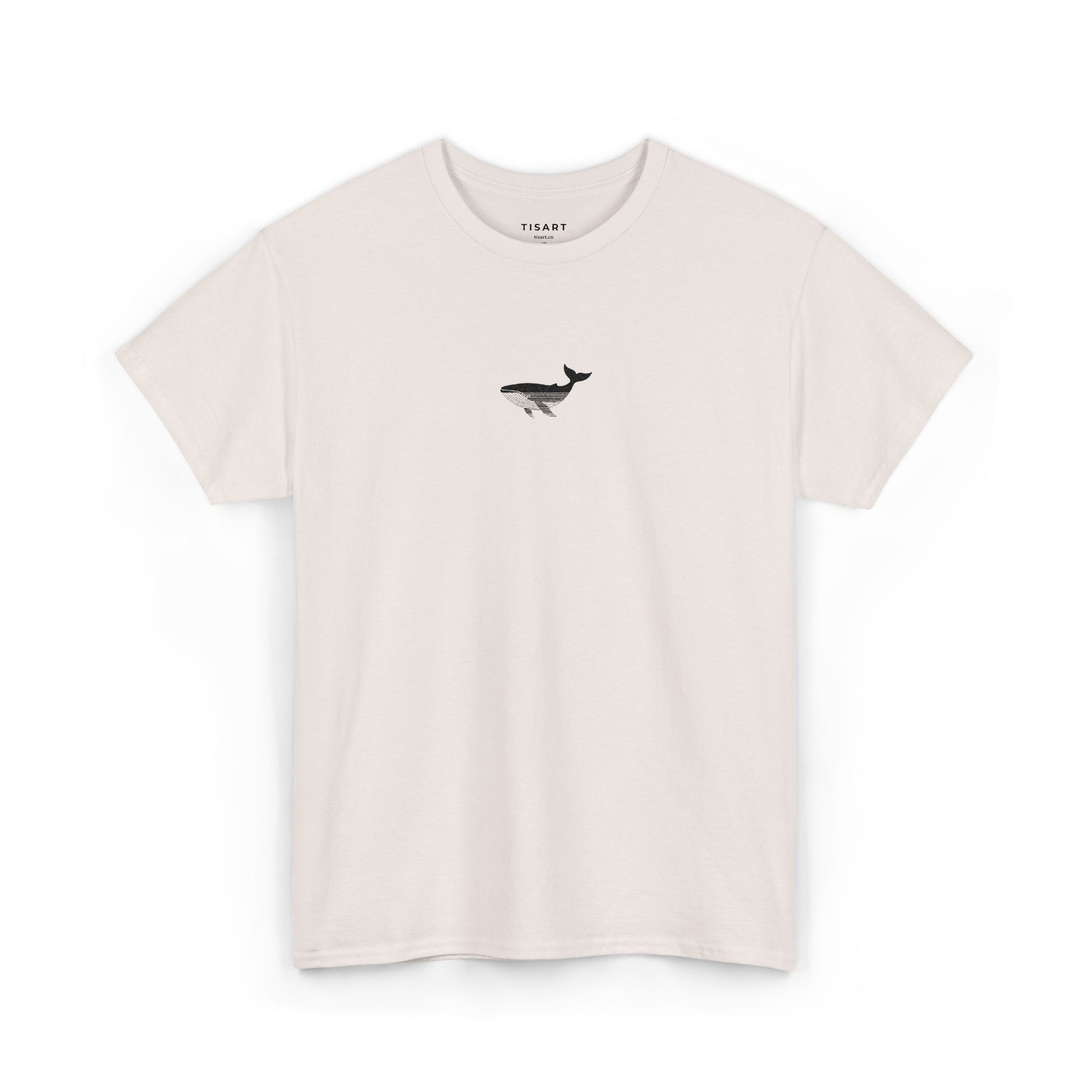 Whale Men-Women  100% Cotton T-Shirt