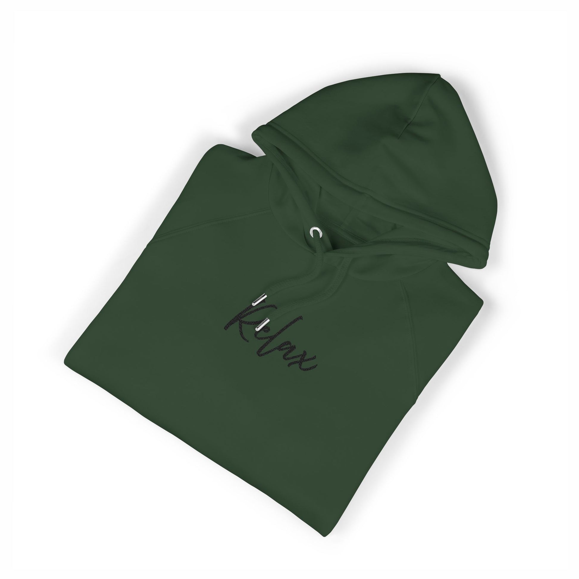 Relax Hoodie - Cozy and Sustainable Men-Women Raglan Hoodie with Embroidery Details