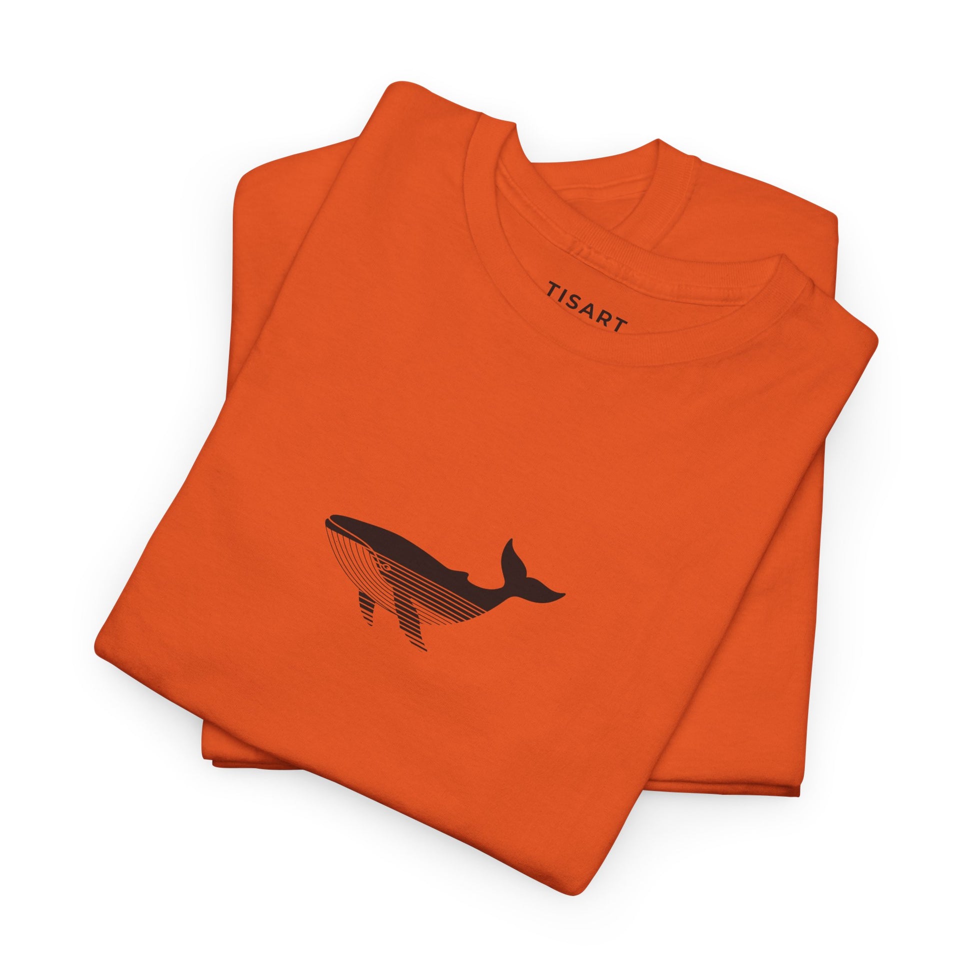 Whale Graphic Men-Women 100% Cotton T-Shirt